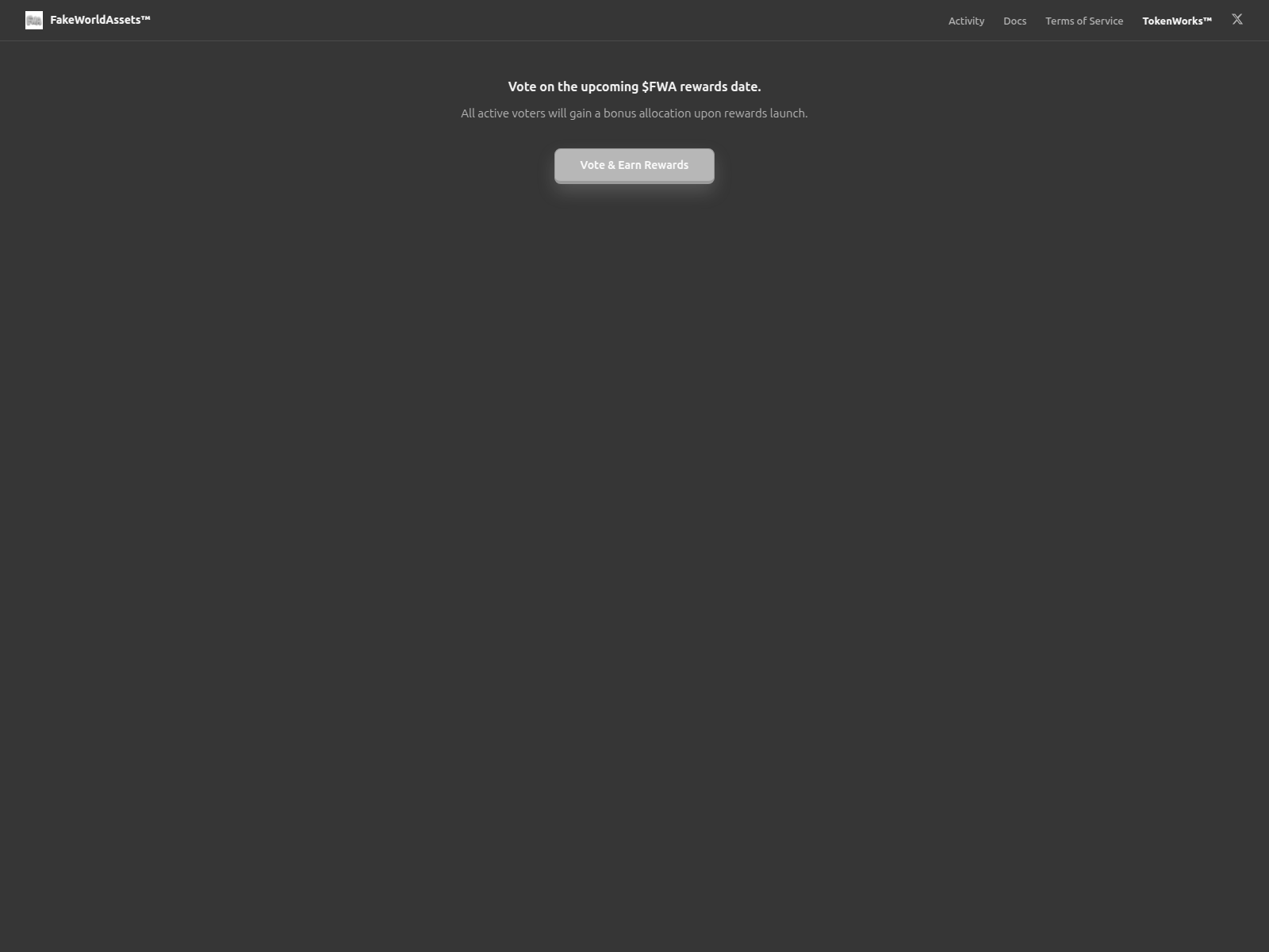 Screenshot of reward-fwa.fun