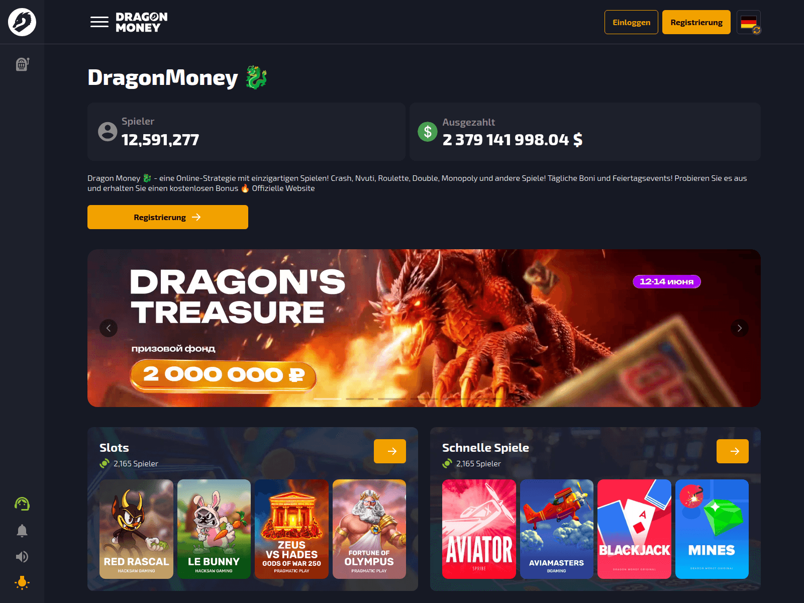 Screenshot of dragonmonx.live