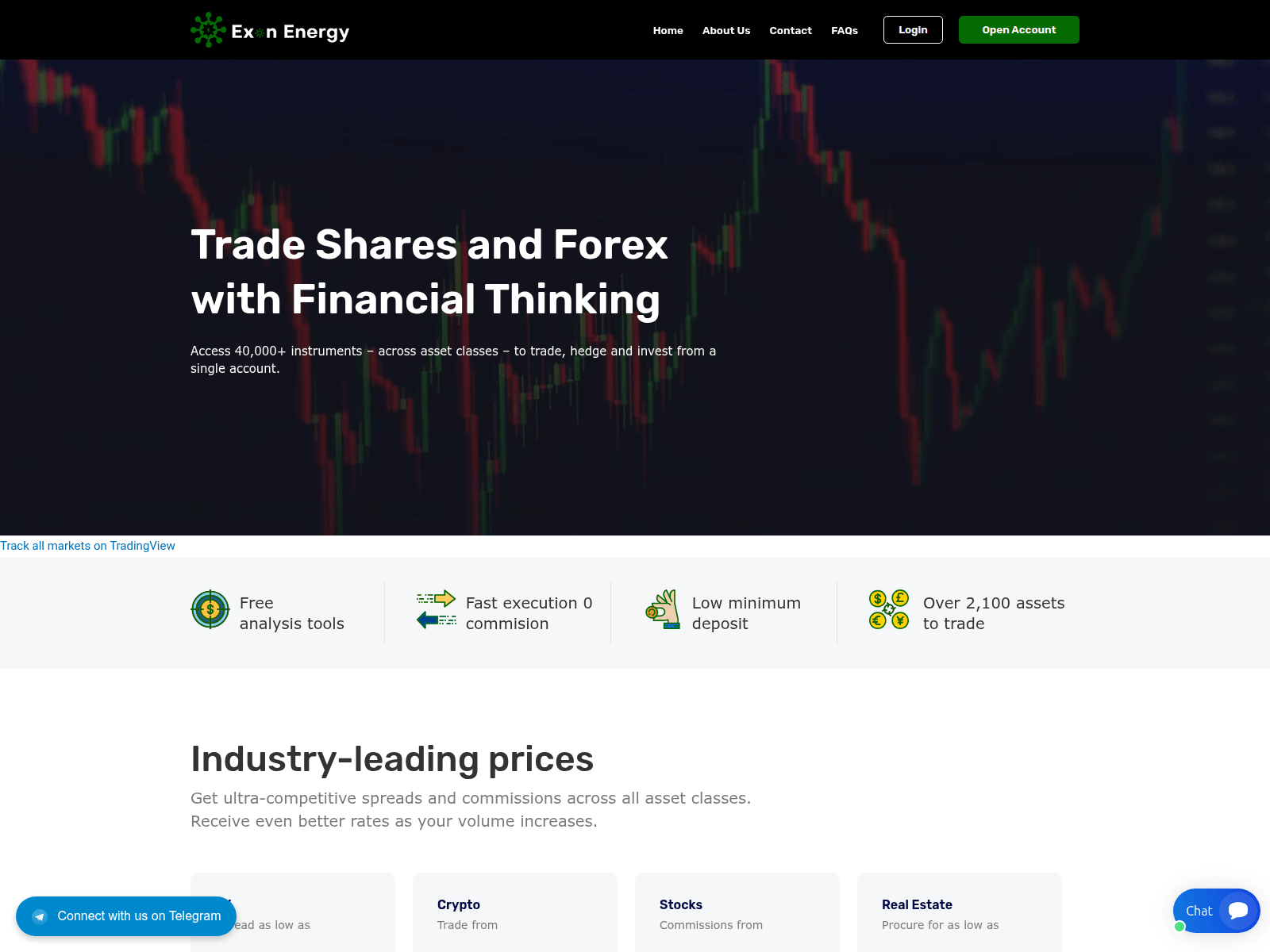 Знімок екрана exon-energy.com