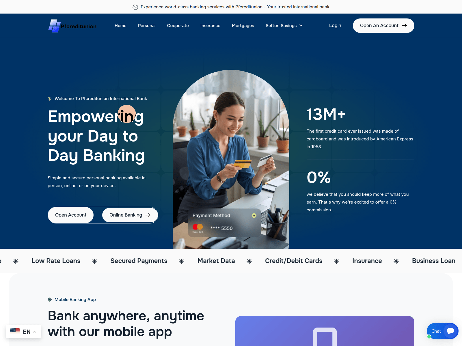 [Ekran görüntüsü] pfcreditunion.com