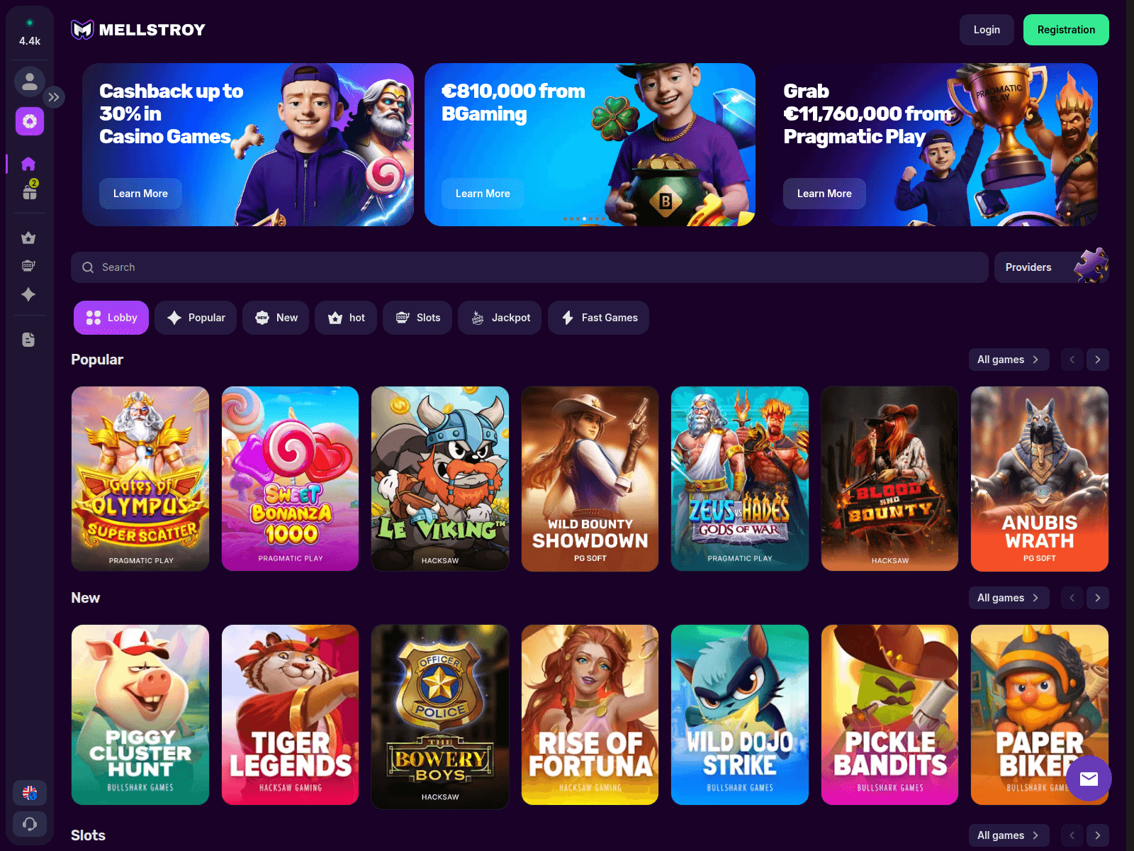 Screenshot of mellrol.com