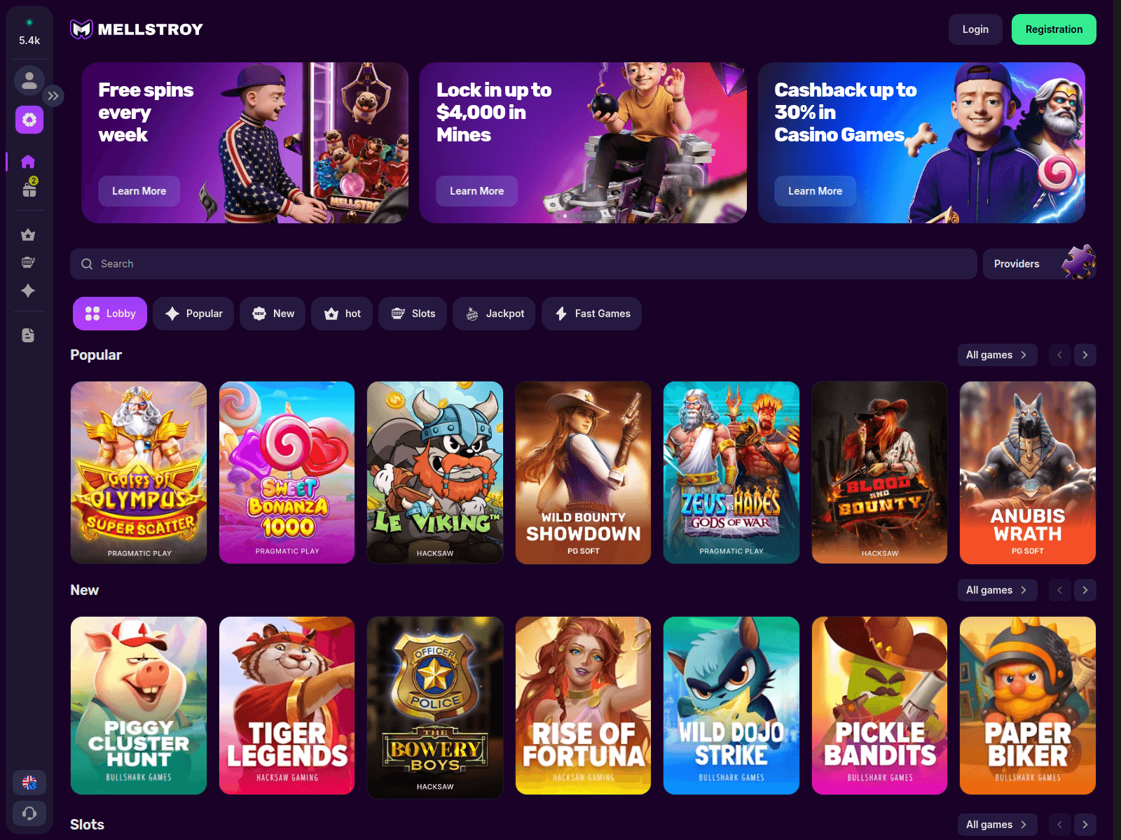 Screenshot of melllii.top