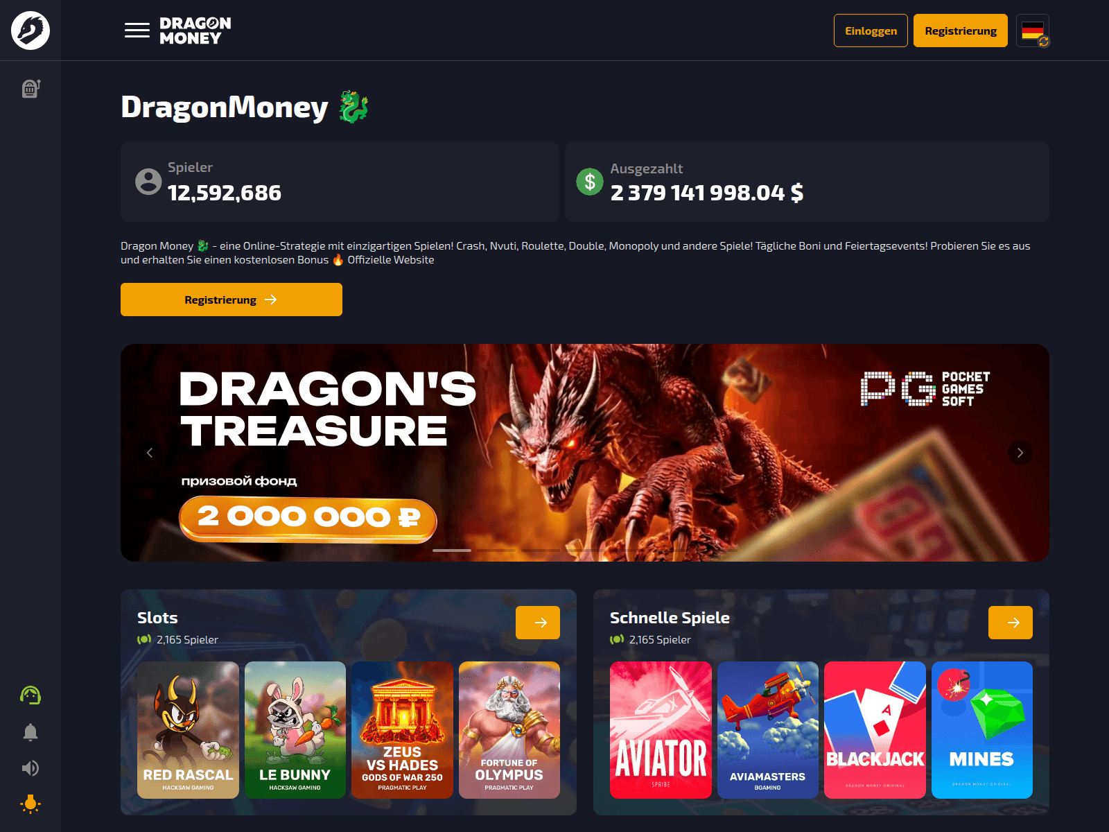 Screenshot of dragonmone.com