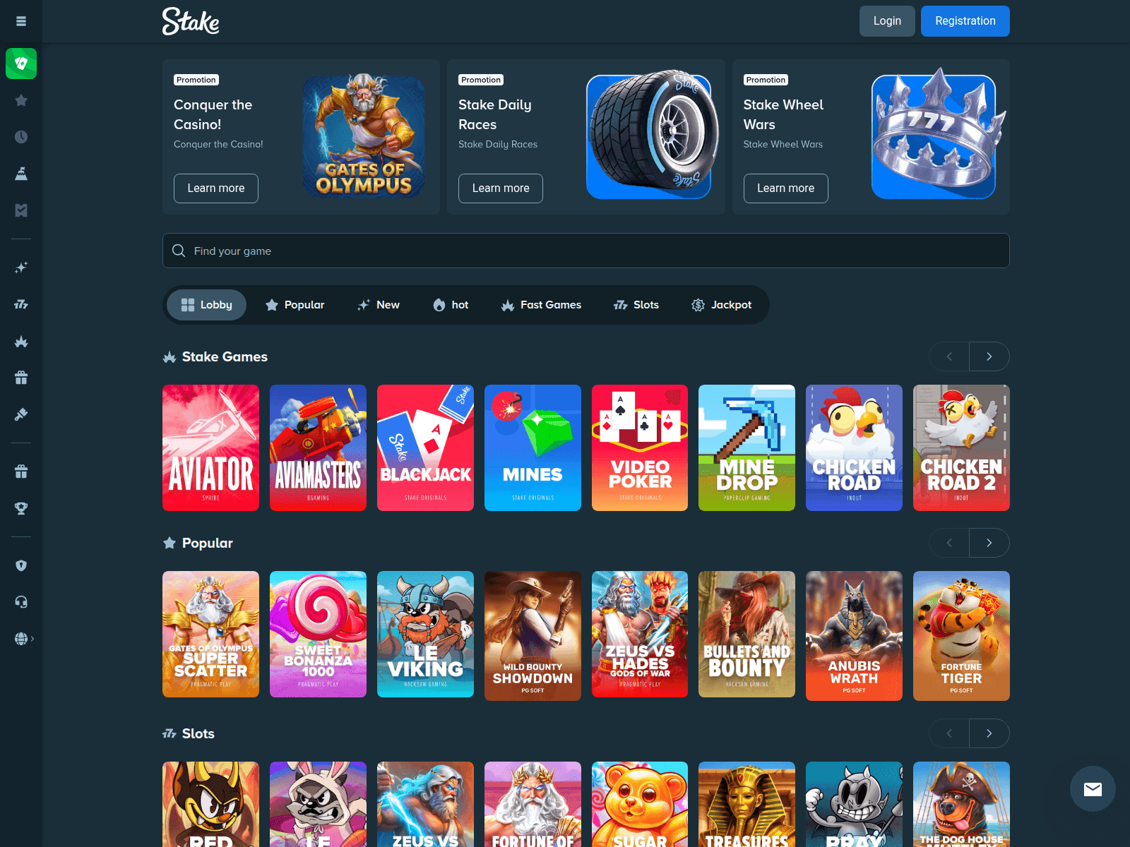 Screenshot of stake8008.com