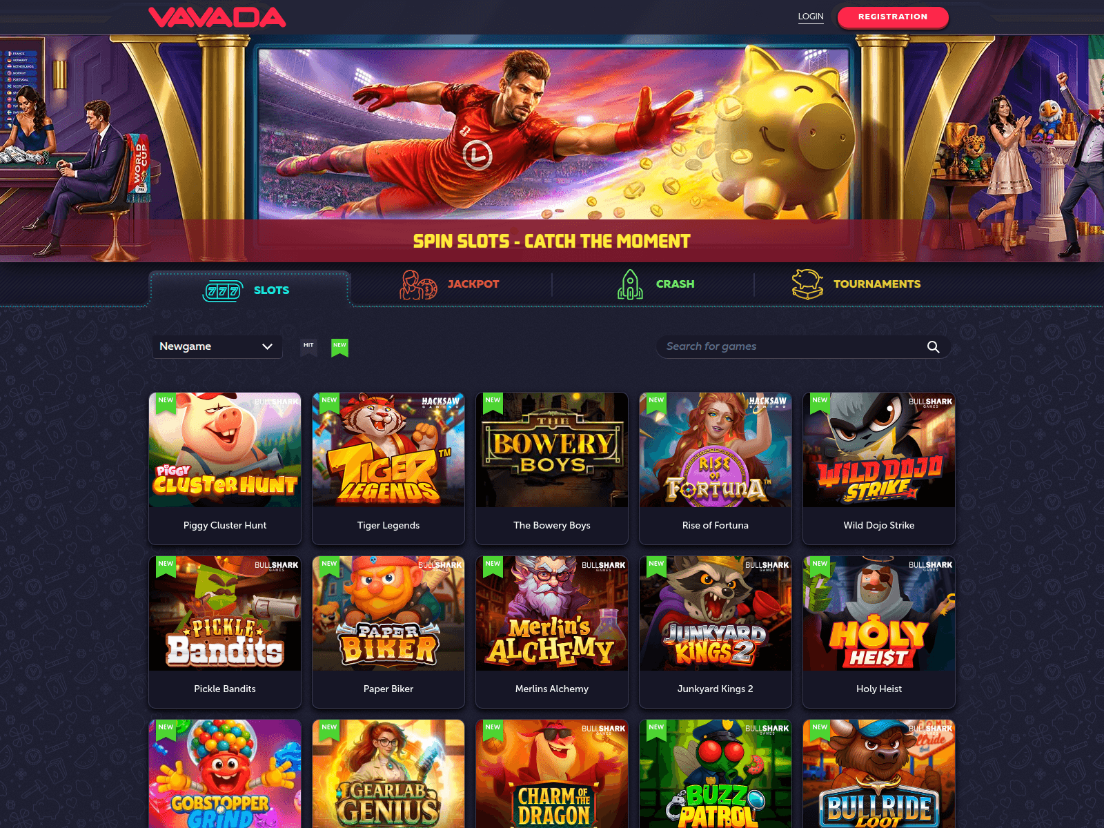 Screenshot of vavada1official.com