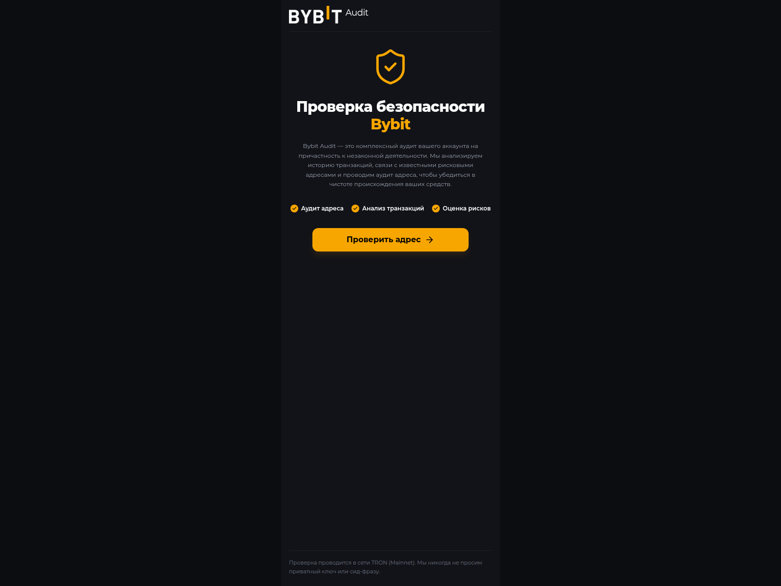 Screenshot of p2pbybit-audit.com