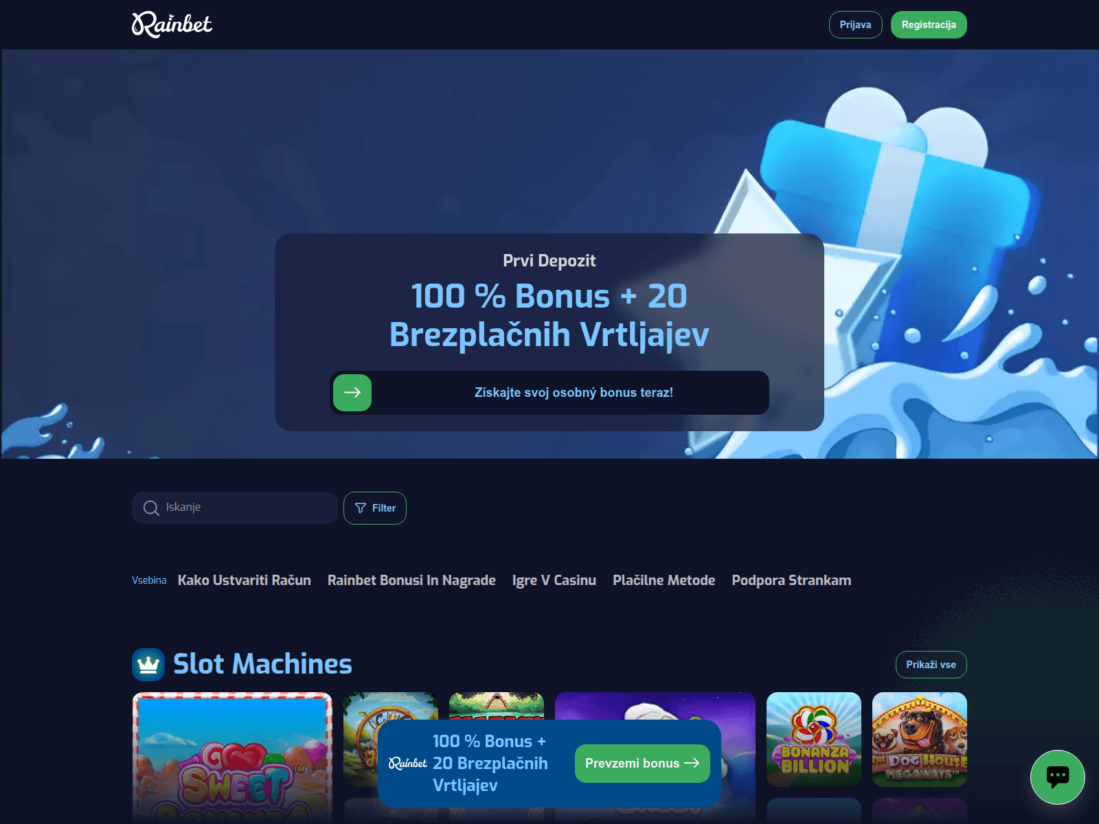 Screenshot of rainbet-si.org