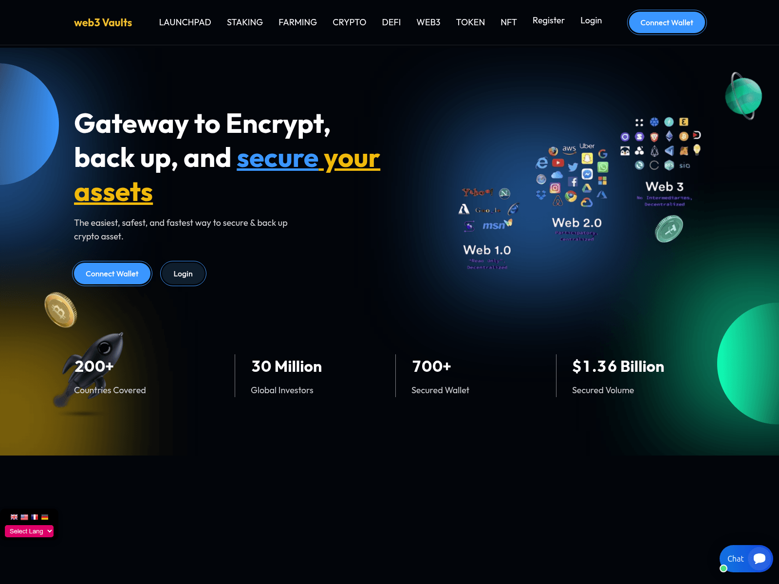 Captura de pantalla de web3worldledger.com