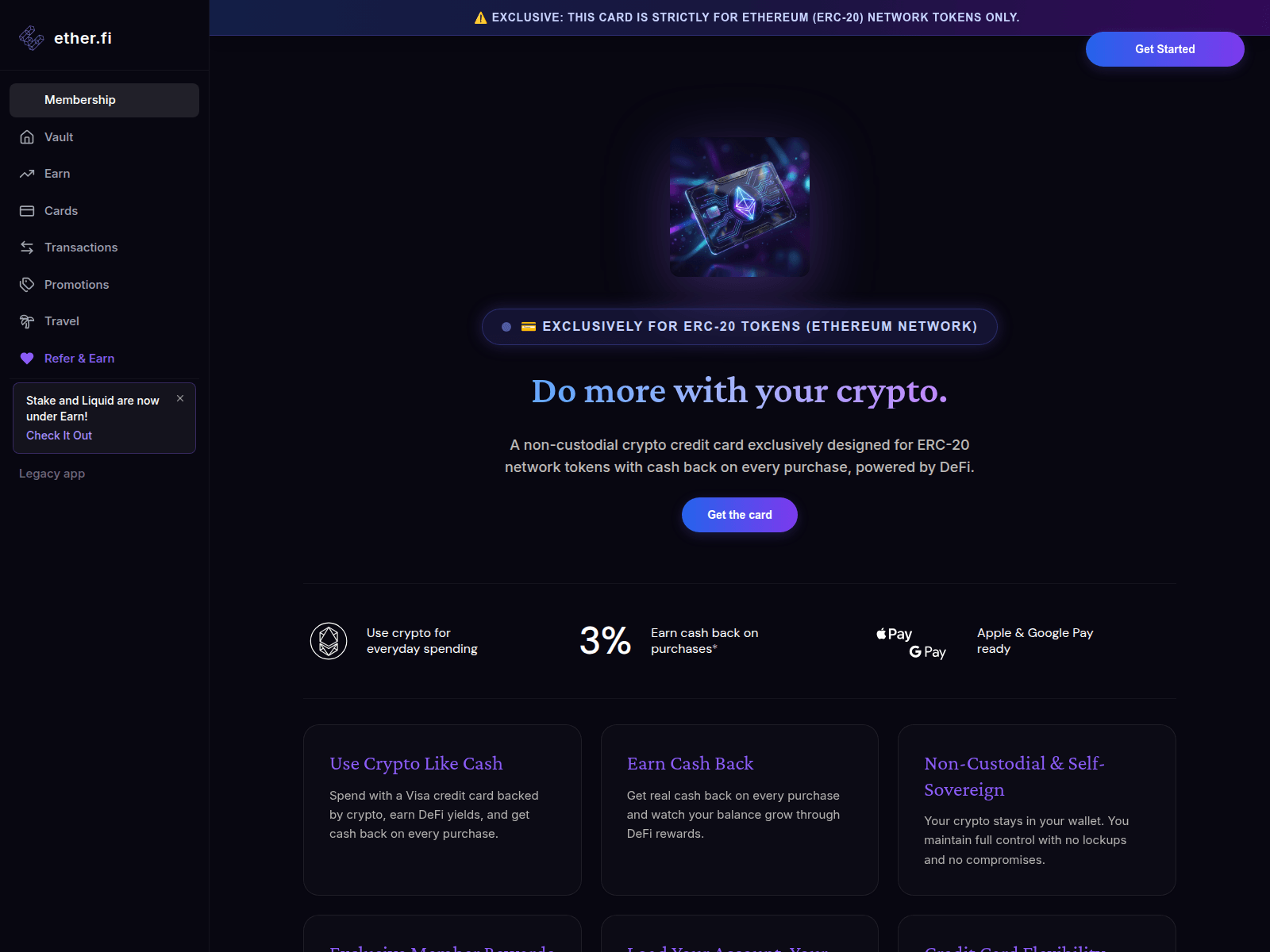 Screenshot of selcuredetherium.live
