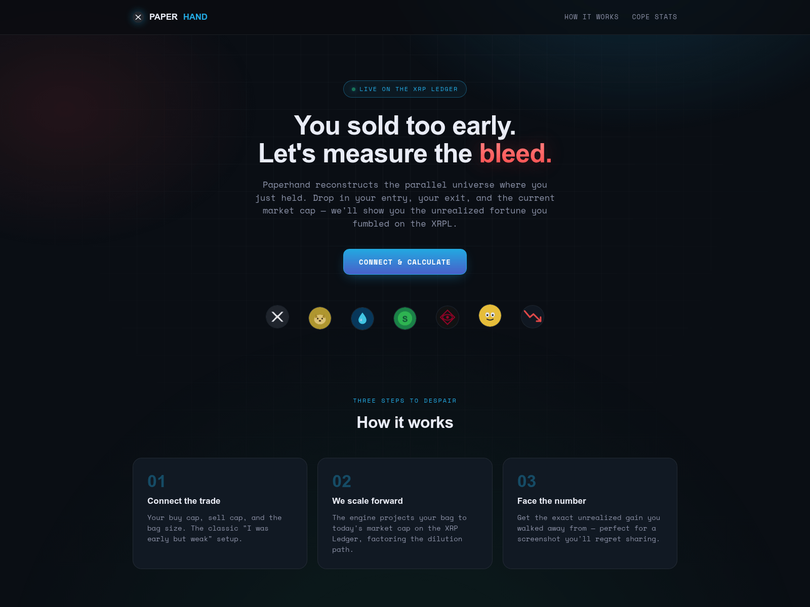 Screenshot of xrp-paperhand.com