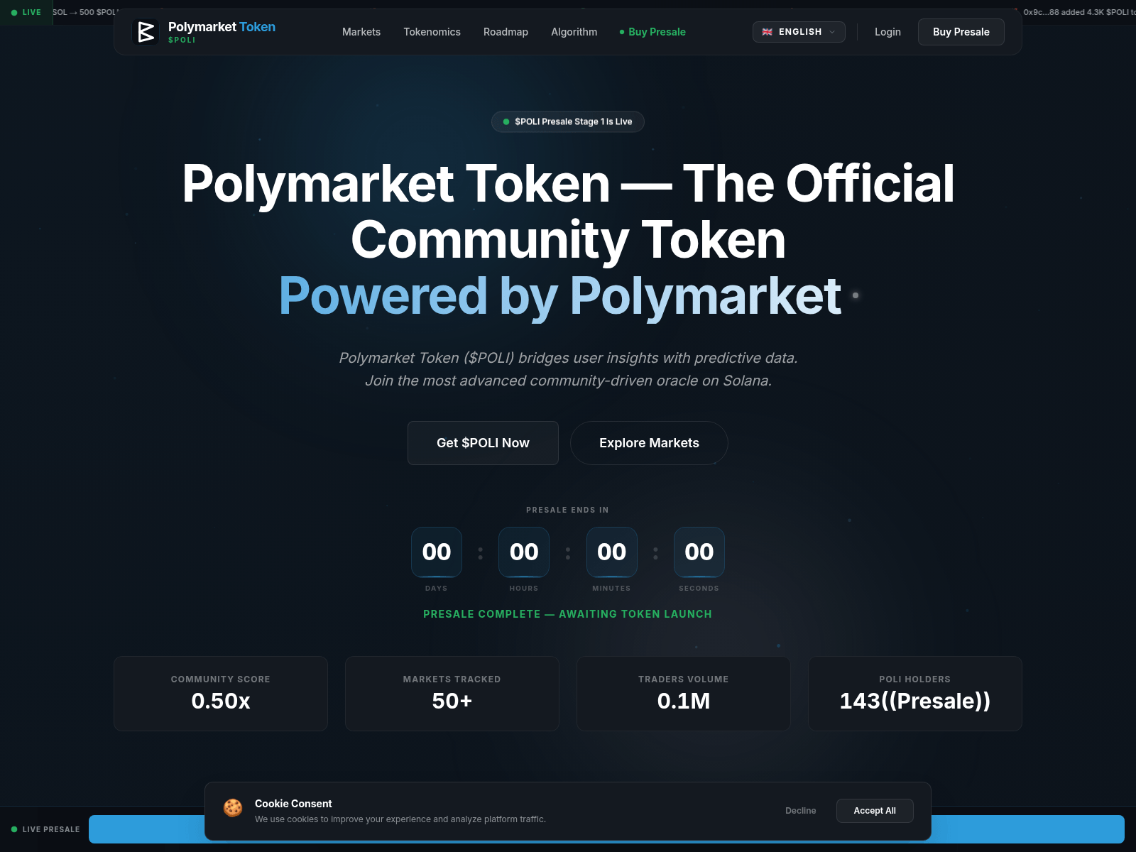 Screenshot of polymarket-token.pro