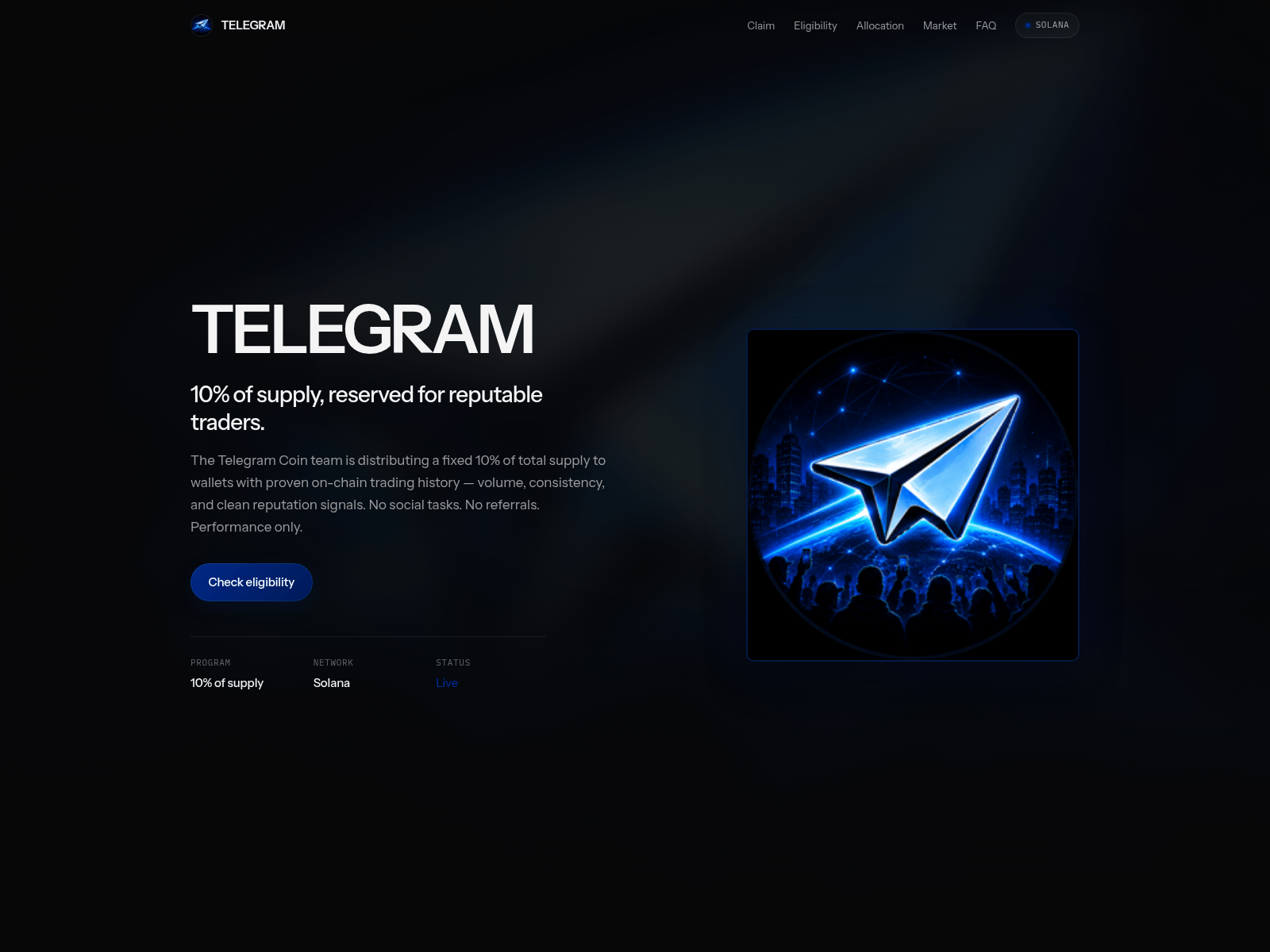 Screenshot of telegram.memepage.io