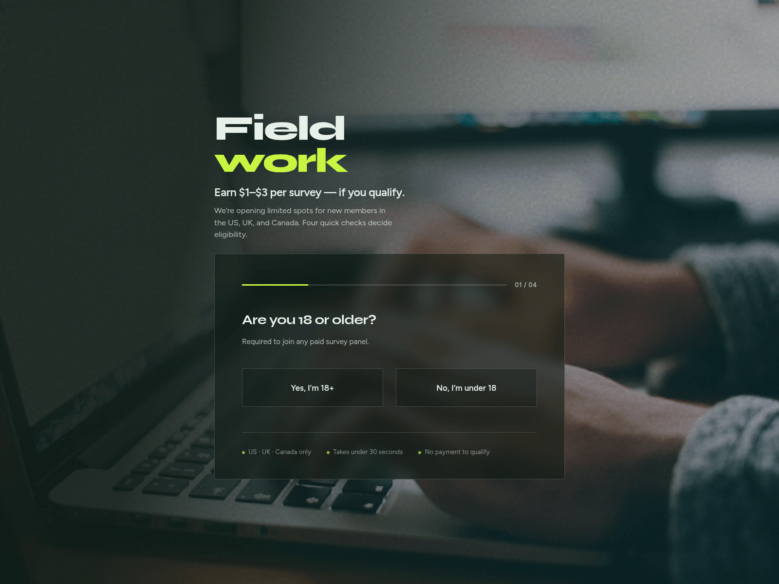 Screenshot of reward-verification.online