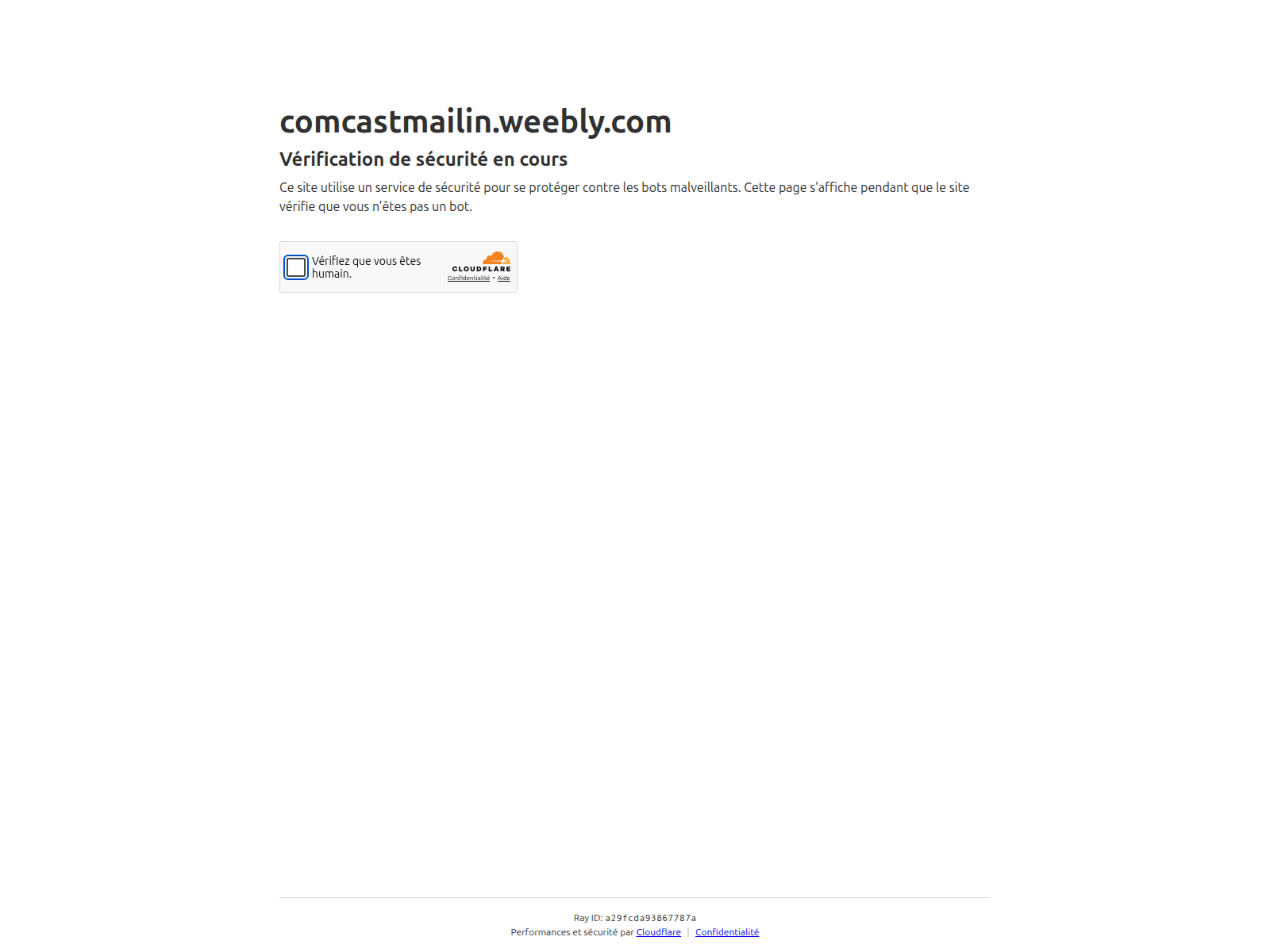 Screenshot of comcastmailin.weebly.com