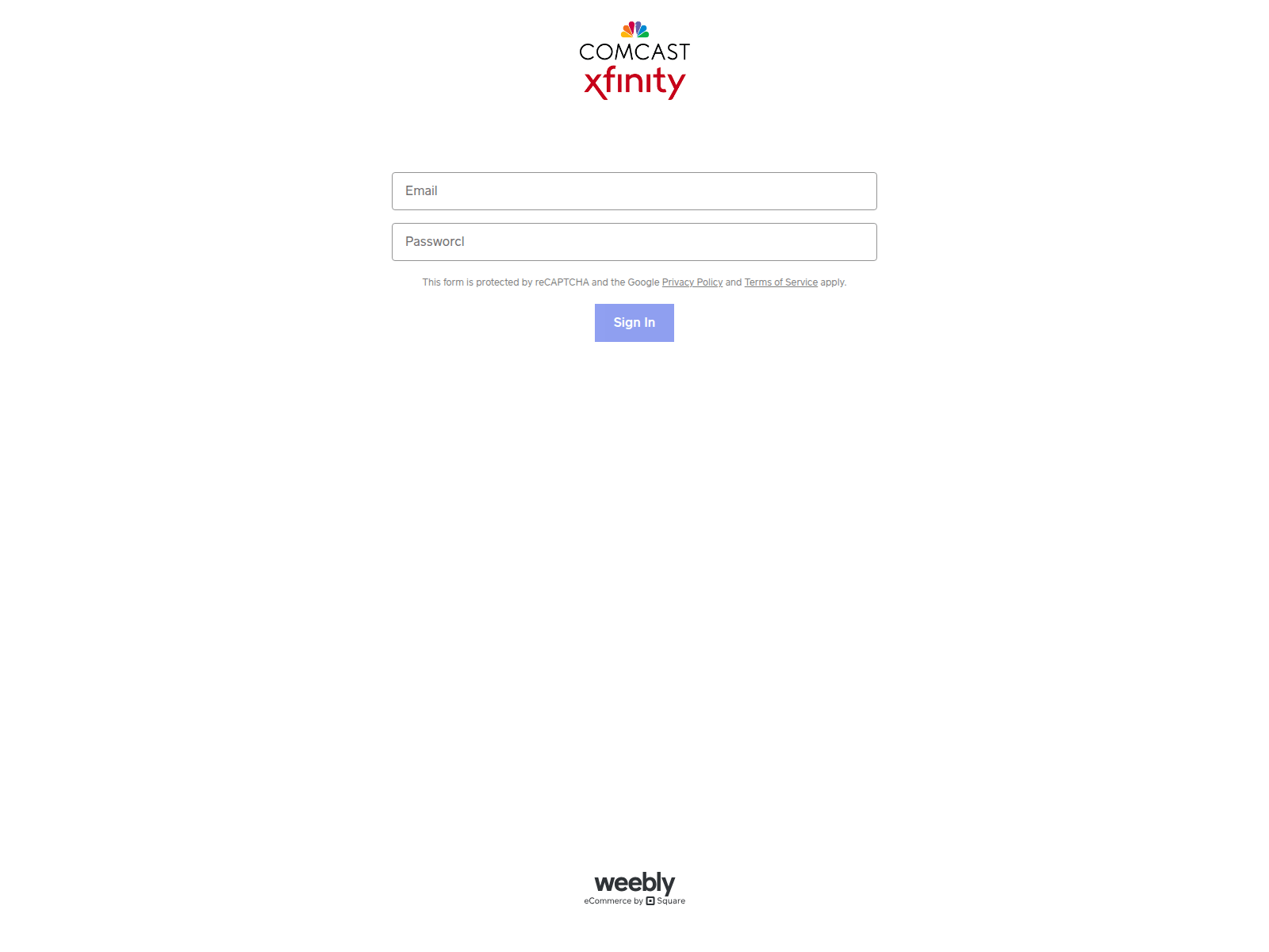 Screenshot of comacastnet.weebly.com