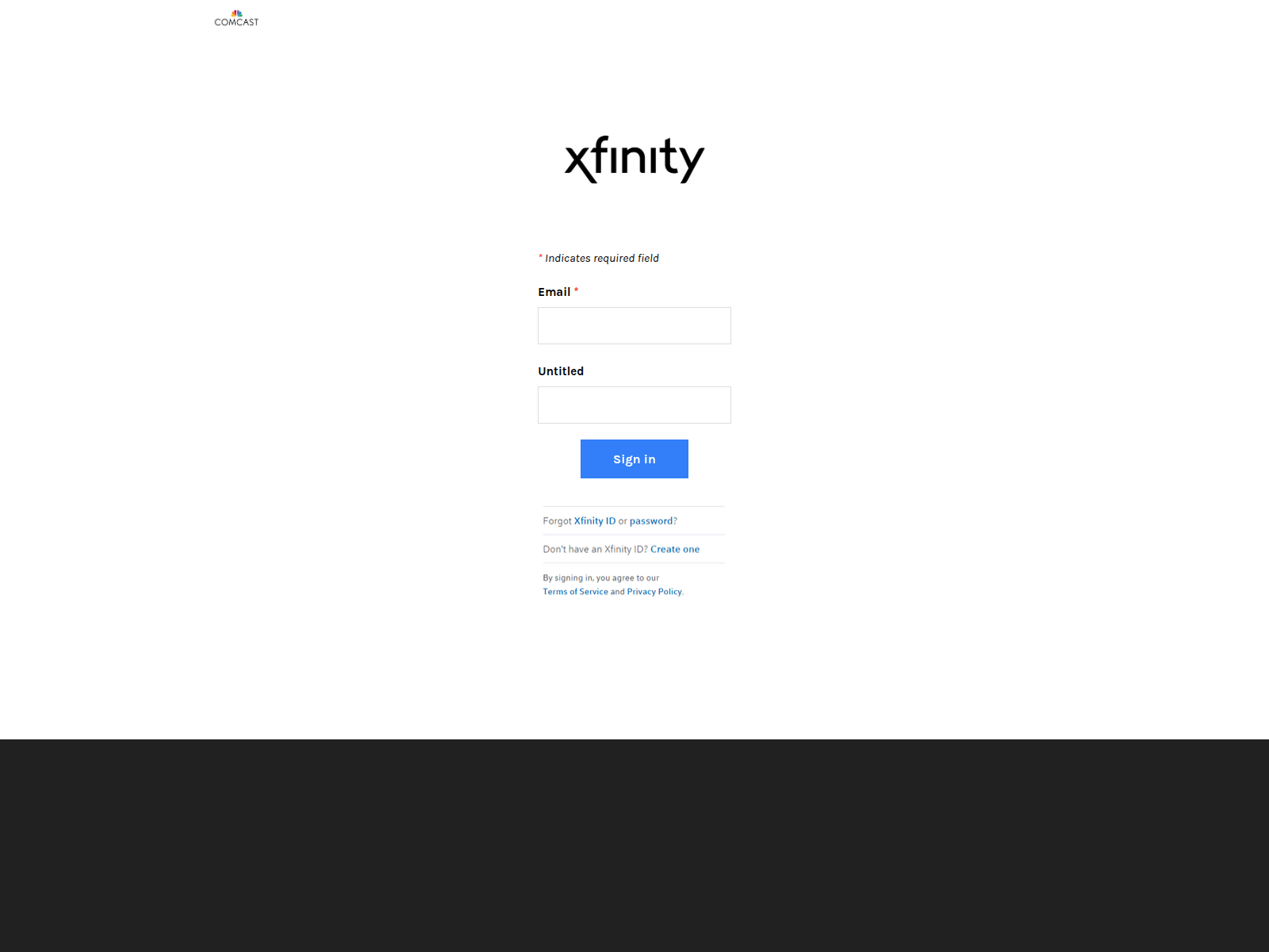Screenshot of comcastinternetserver.weebly.com