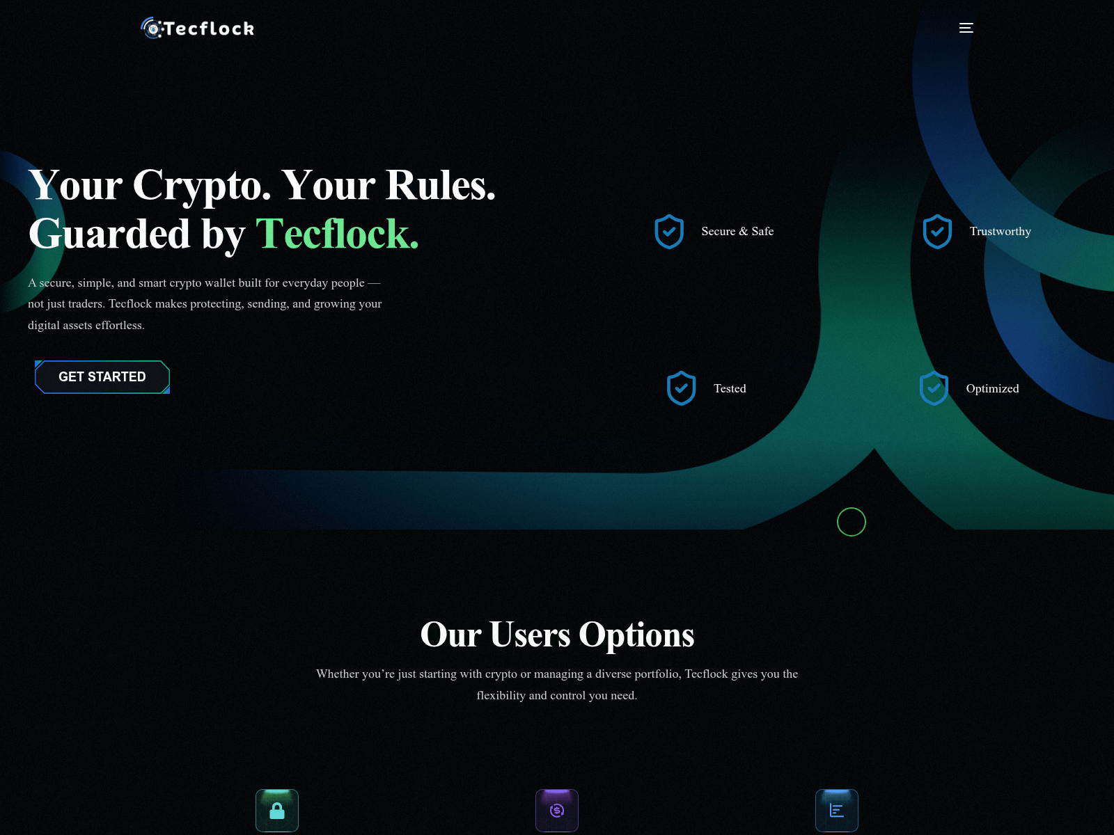 Знімок екрана tecflock.com