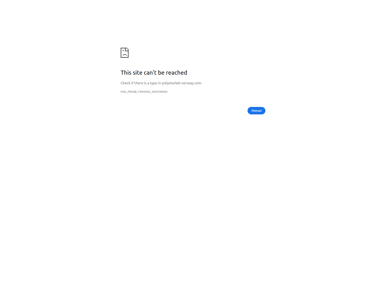 Screenshot of polymarket-norway.com