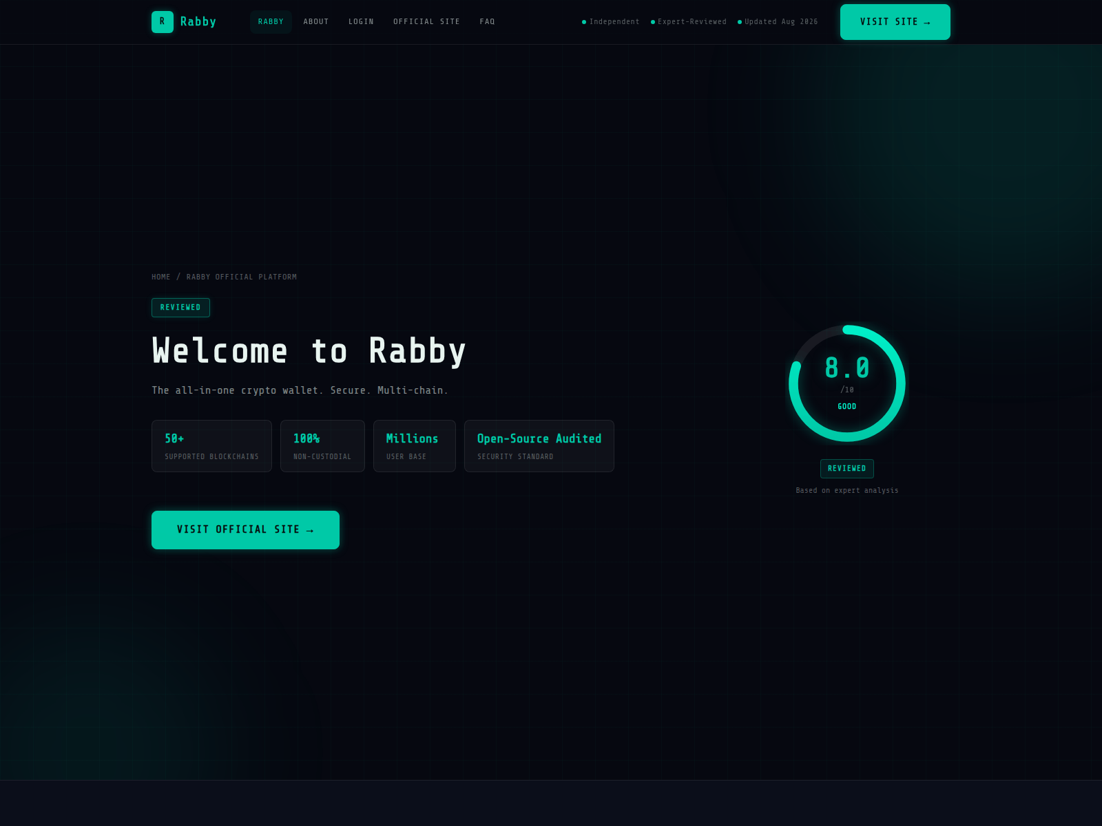 Screenshot of rabby-wal.com