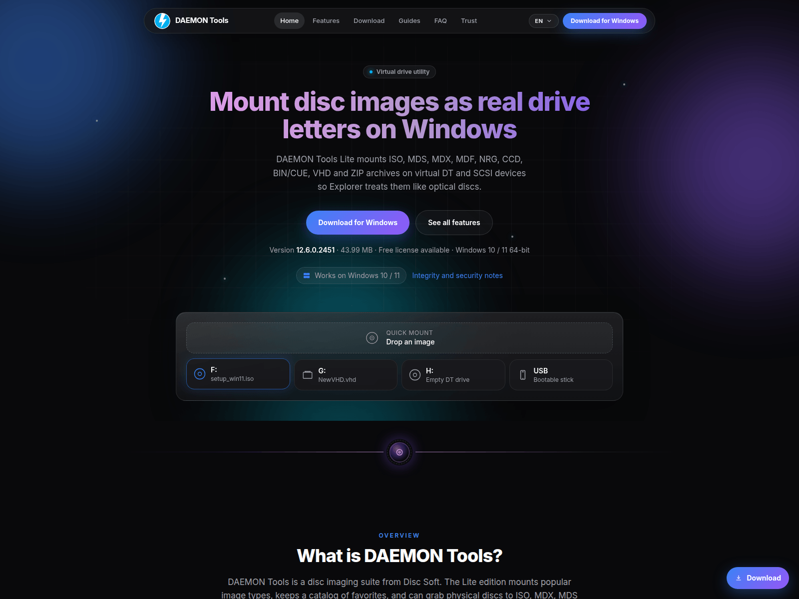 Screenshot of daemontools.org