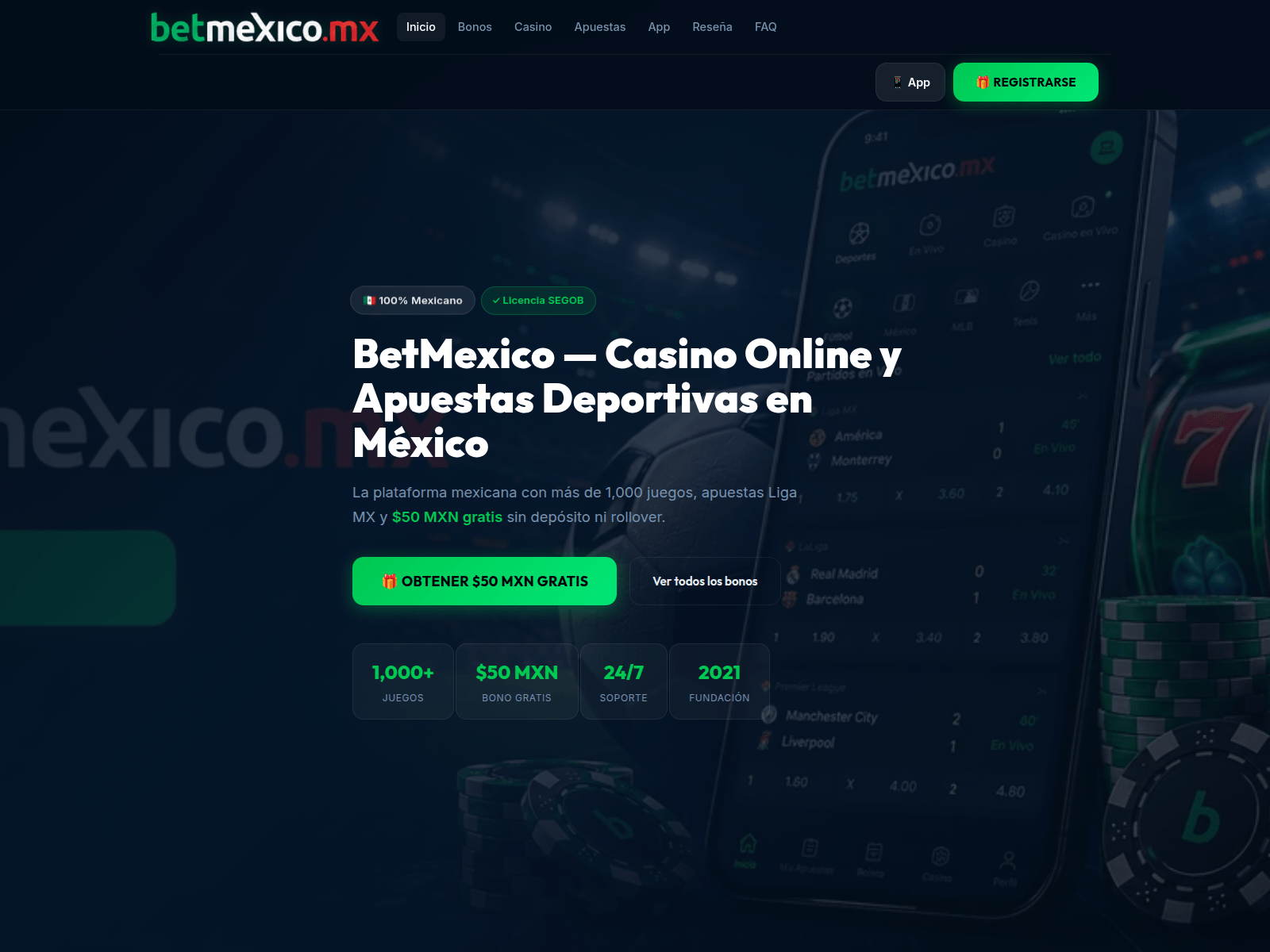 Screenshot of bet-mexico.com.mx