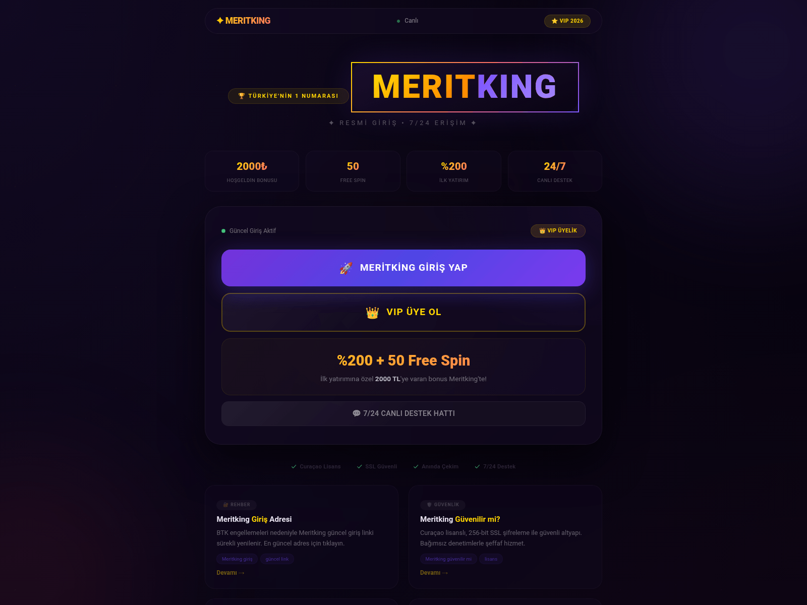 Captura de tela de tr.mertking-vip-turkiye2.com