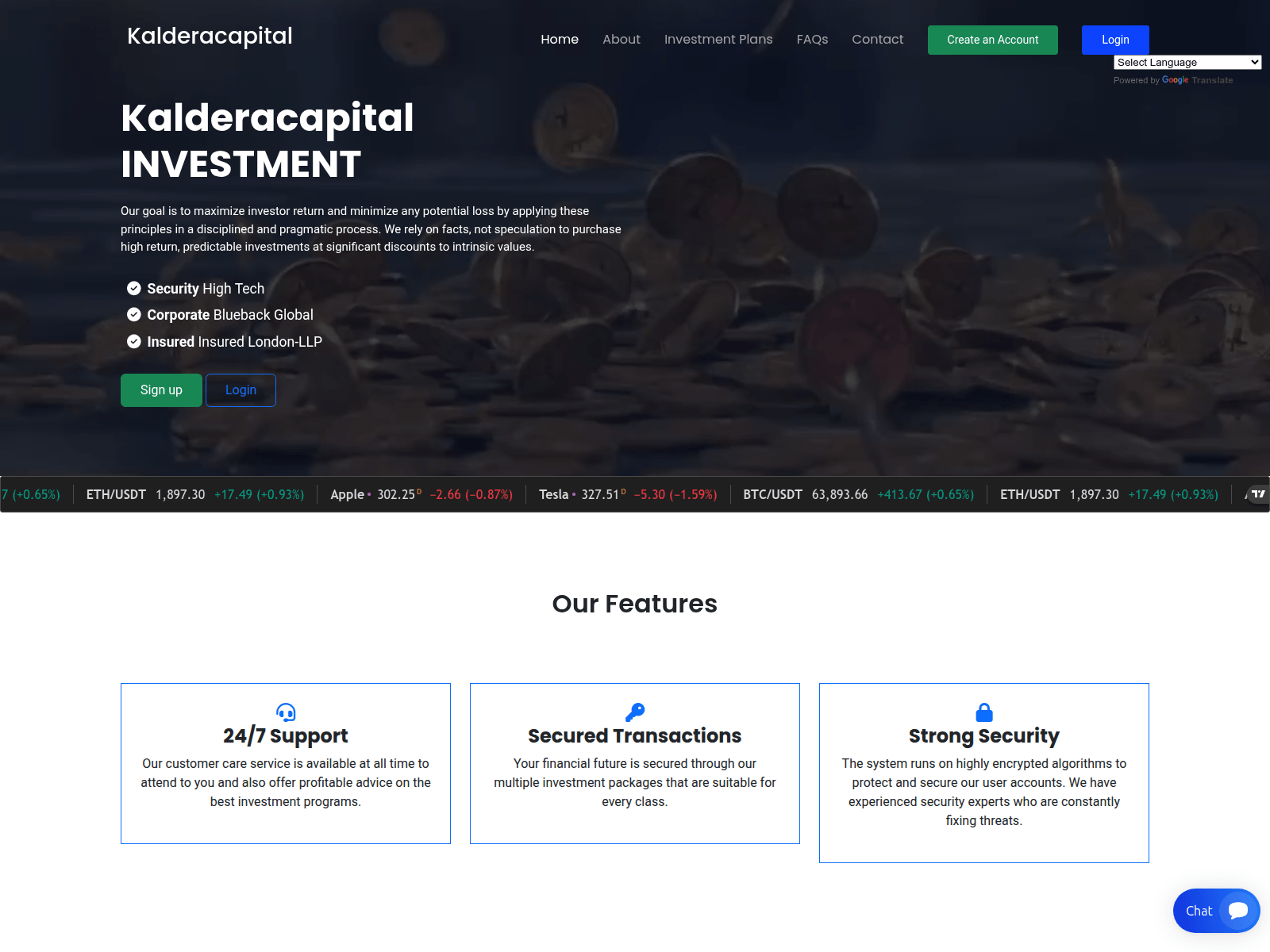 [Ekran görüntüsü] kalderacapital.com