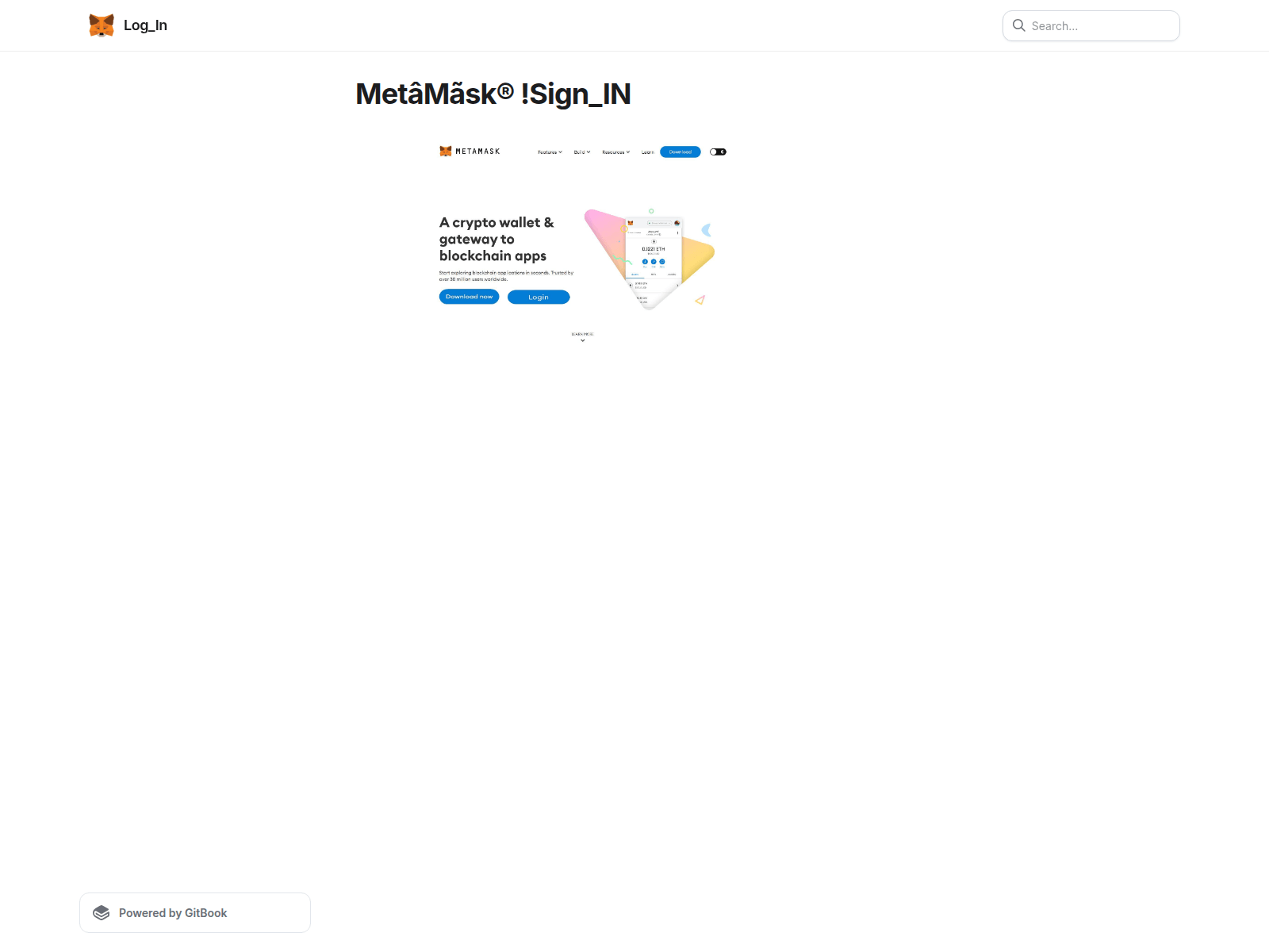Screenshot of metamzklgen.gitbook.io