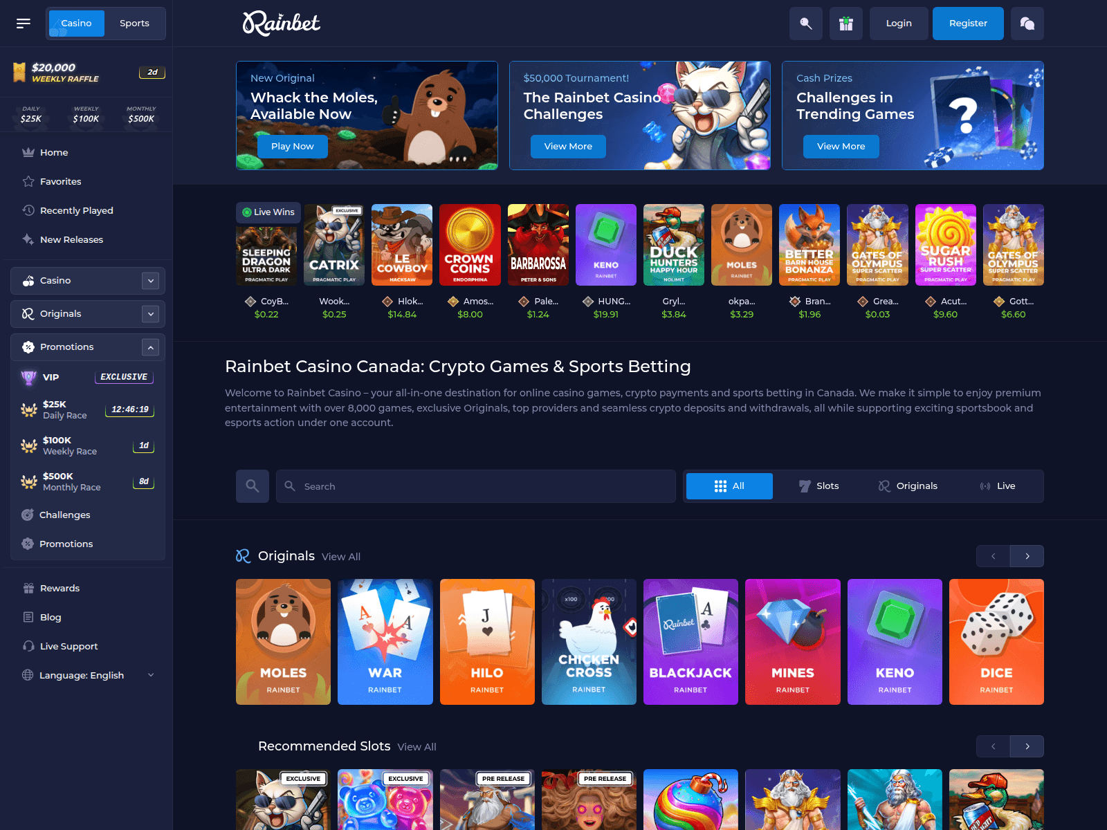 Screenshot of rainbet-winner.com