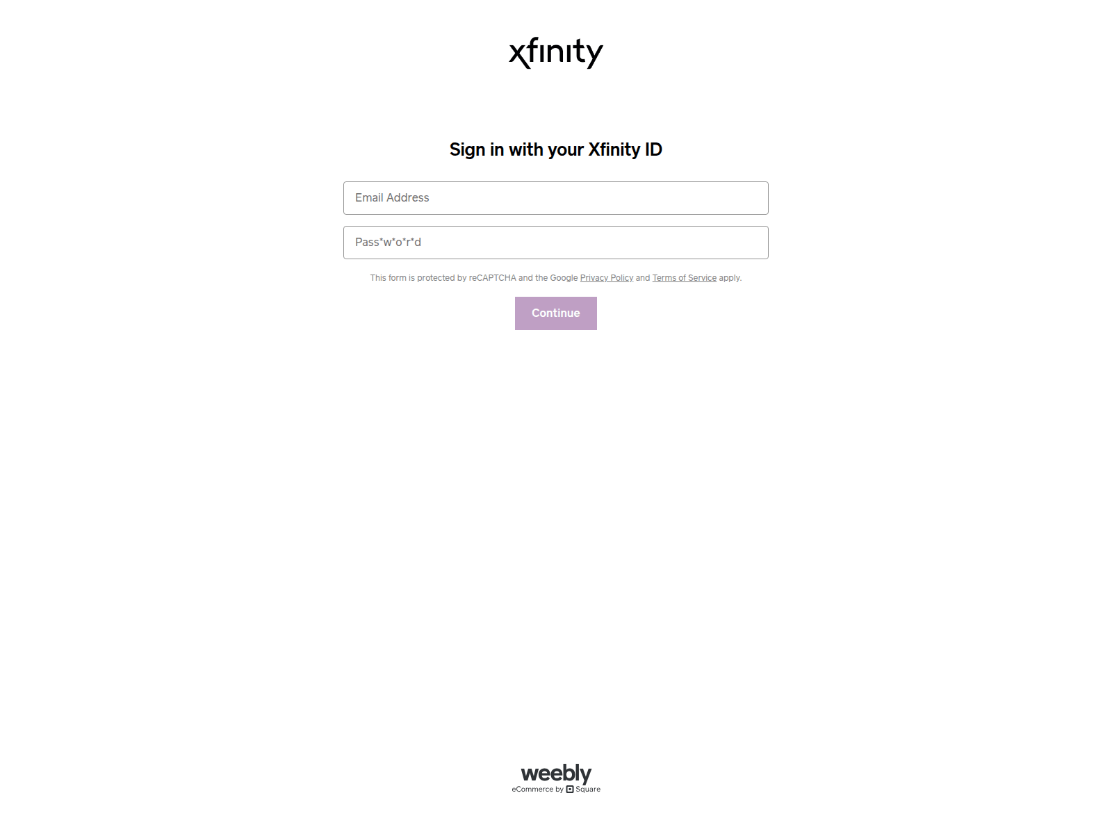 Screenshot of xfinity-upgrade2.weebly.com
