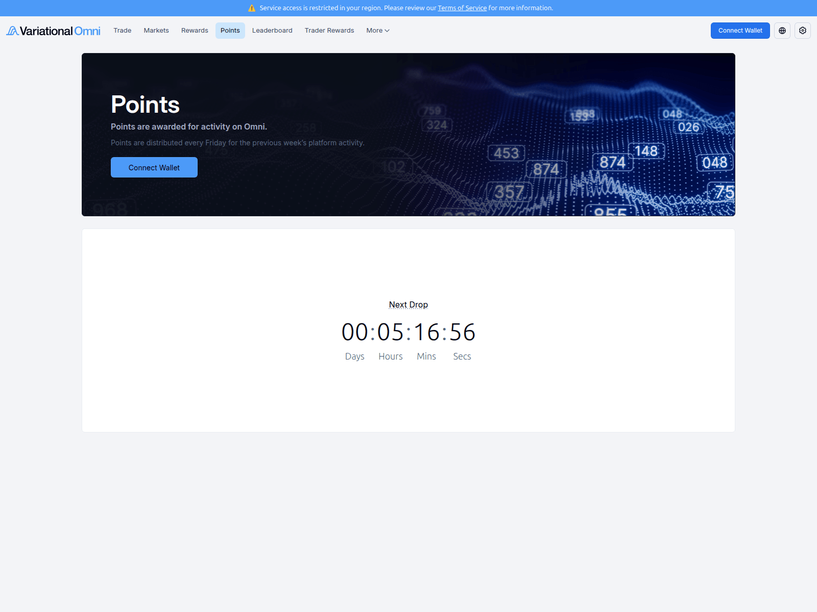 Screenshot of variational.alrdrop.live