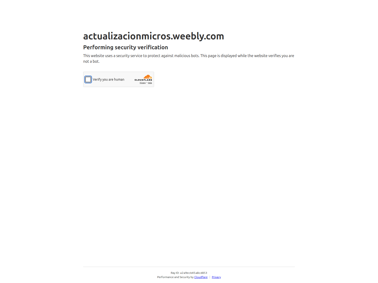 Screenshot of actualizacionmicros.weebly.com