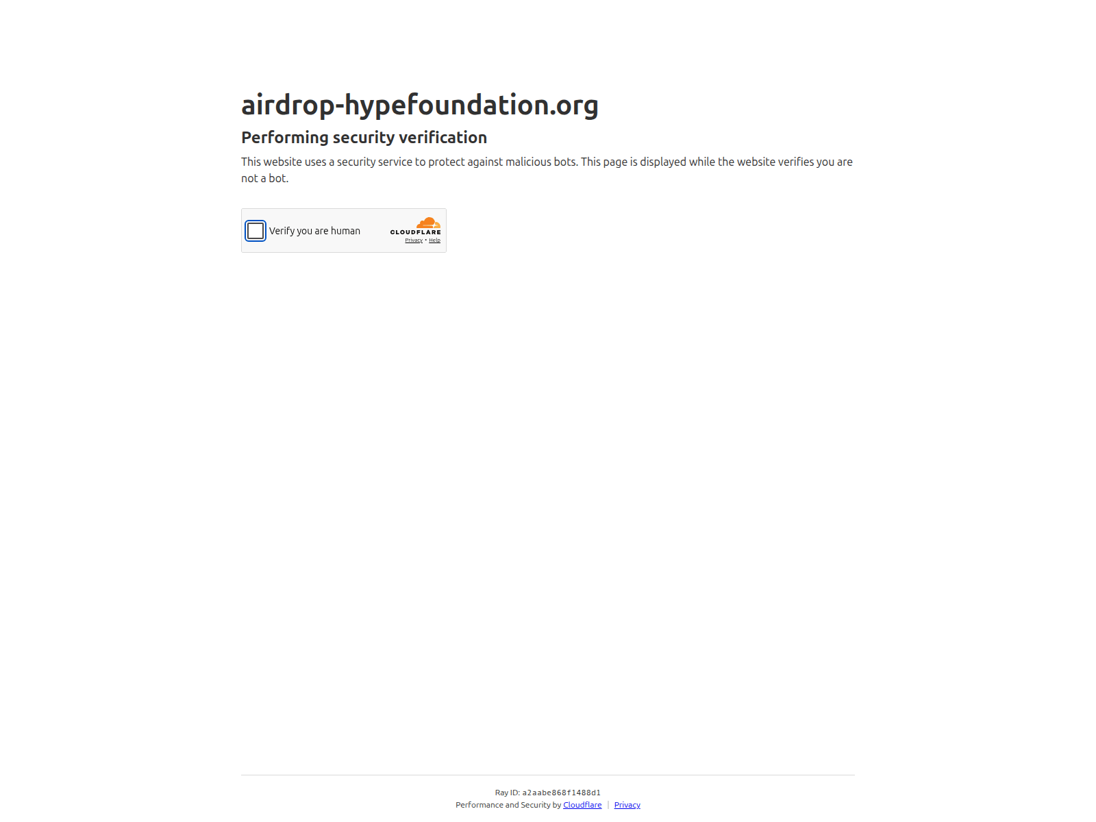 Screenshot of airdrop-hypefoundation.org