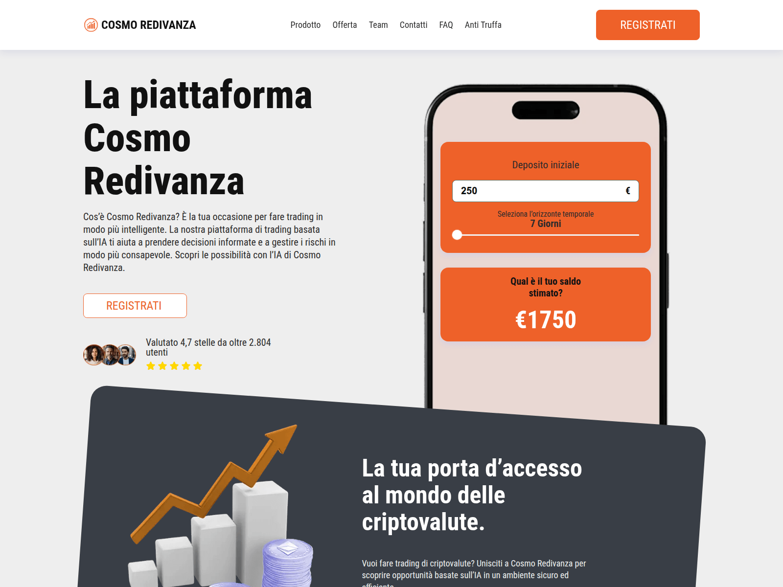 Screenshot of cosmo-redivanza.net
