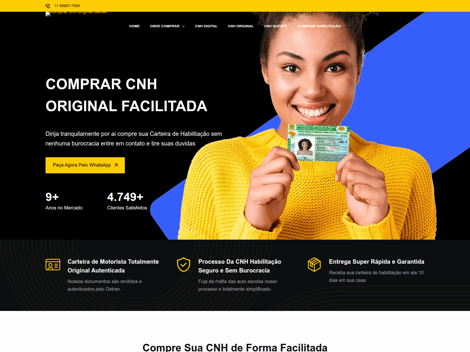 Screenshot of comprarcnhoriginaldetran.com