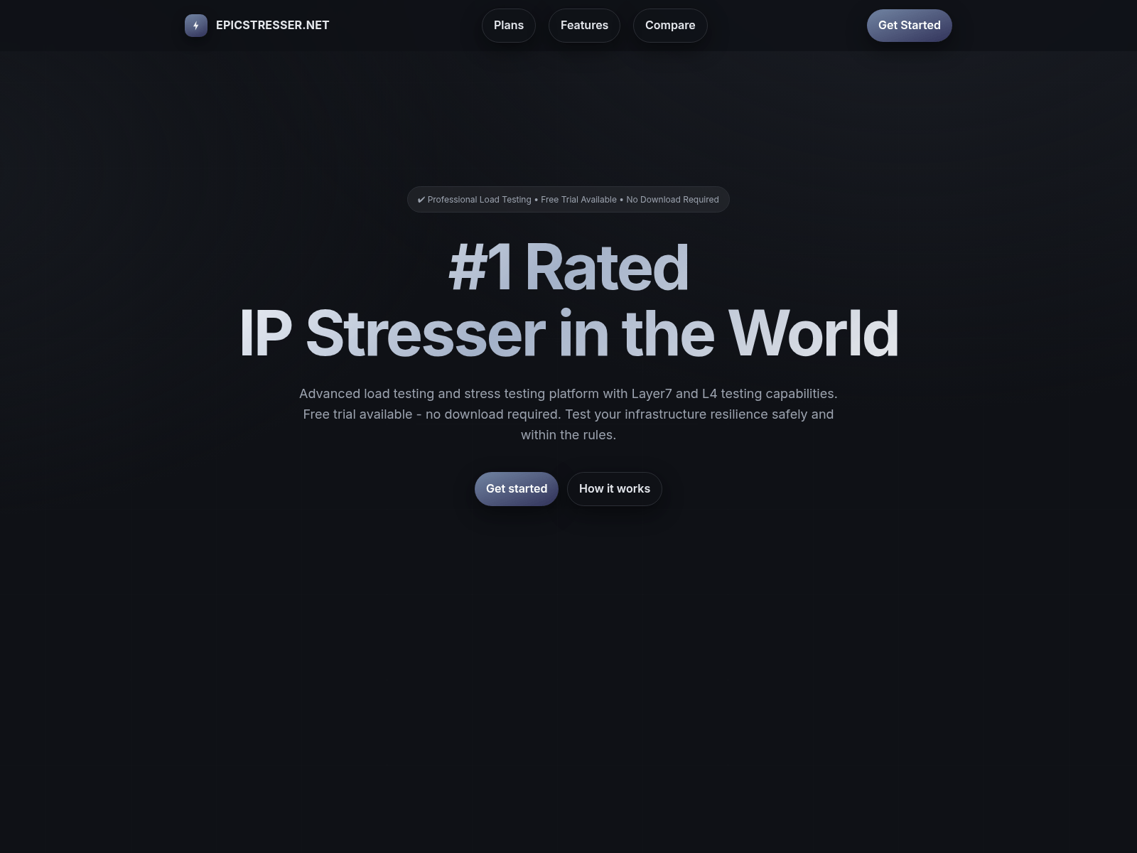 Screenshot of epicstresser.net