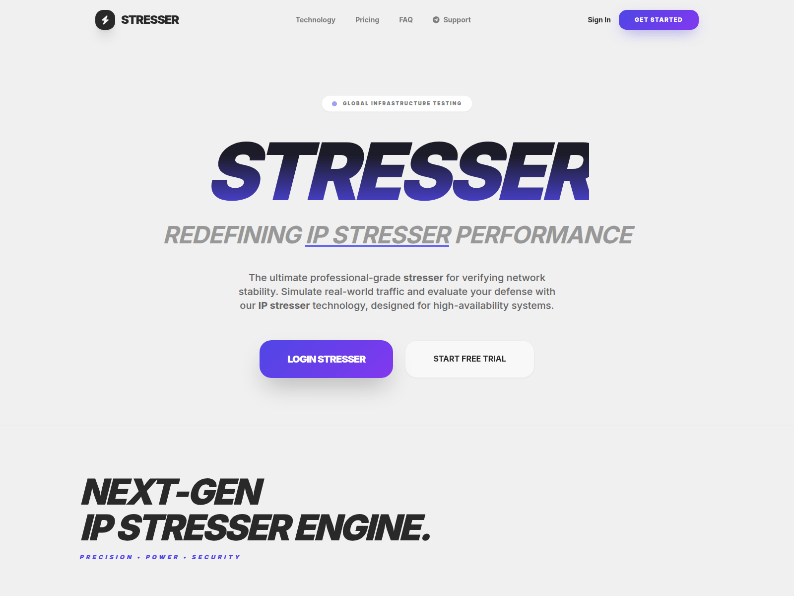 Screenshot of ipstressers.icu