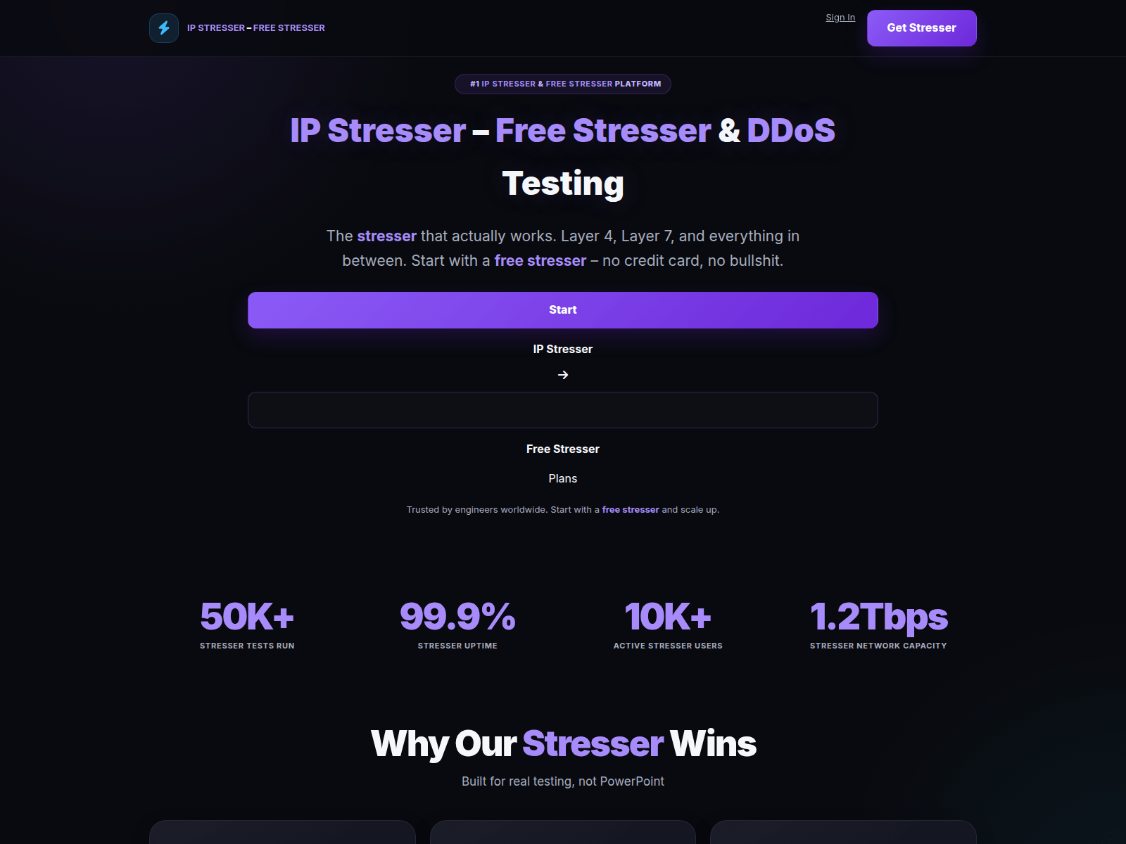 Screenshot of stresser.cfd