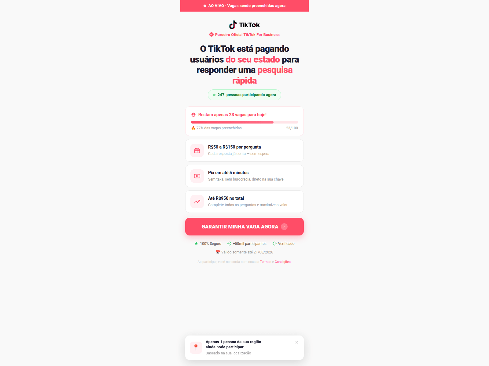 Screenshot of acessocert.netlify.app