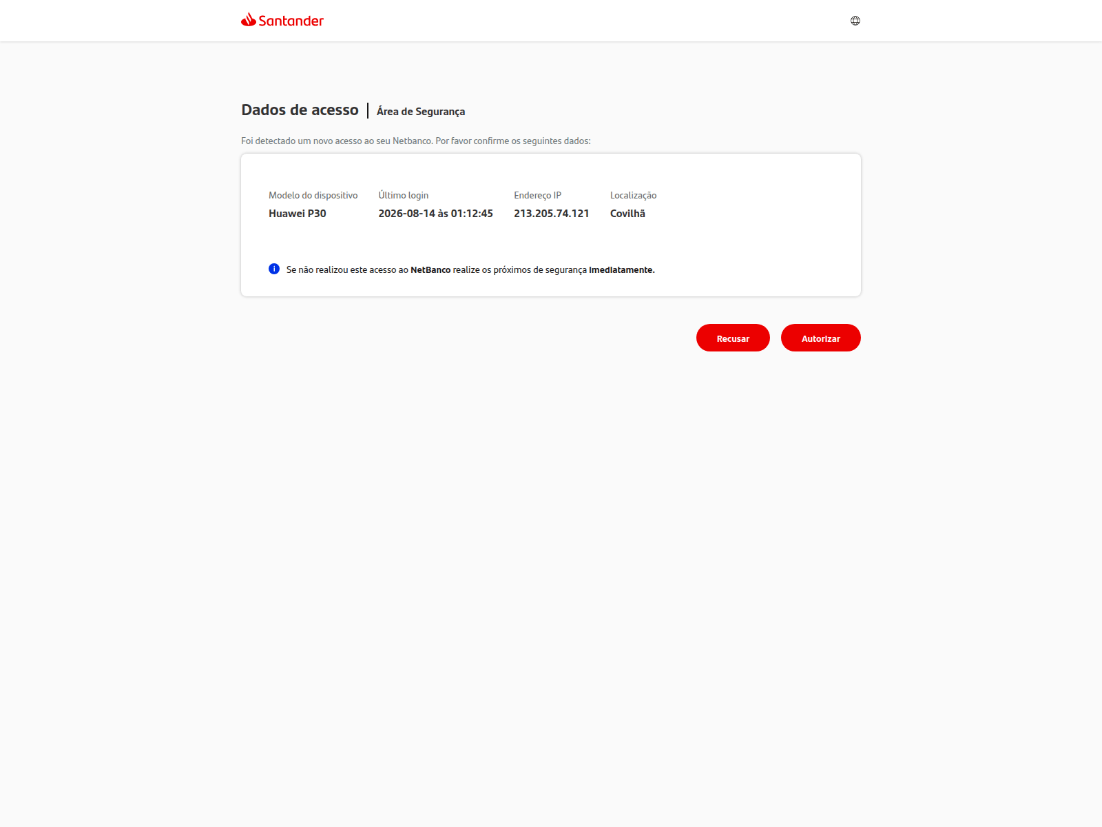Screenshot of santander.pt-atendimento.com