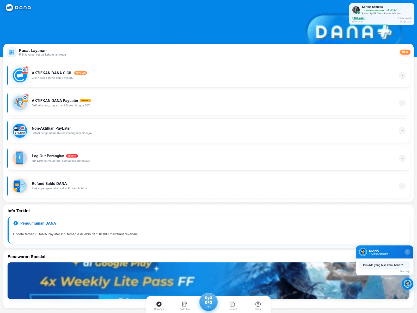 Screenshot of menu-aktivasipayc.paylater.buzz