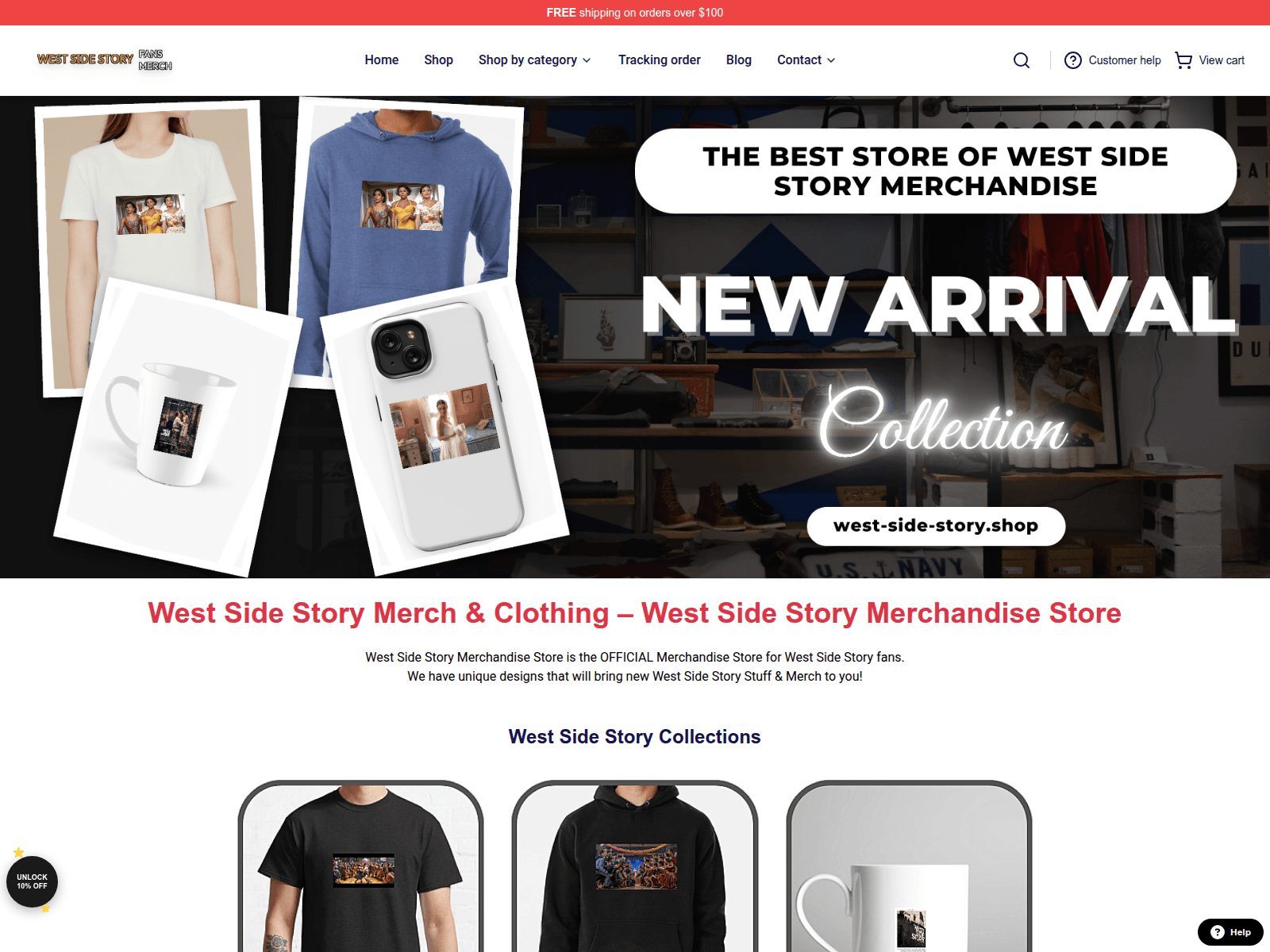 Screenshot of west-side-story.shop