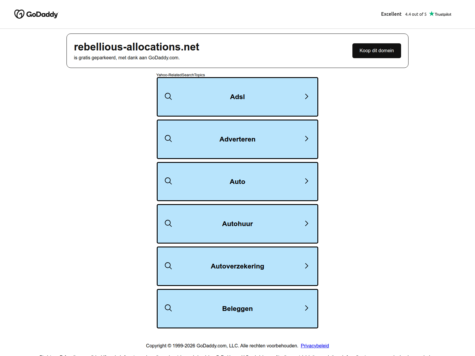 Знімок екрана rebellious-allocations.net
