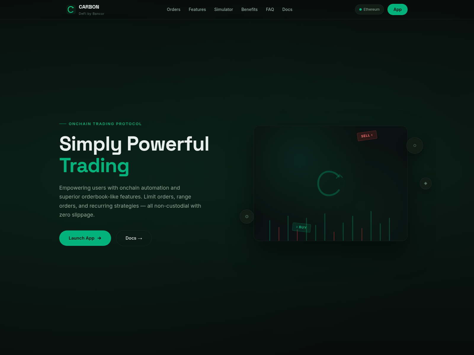 Screenshot of carbon-defi.com