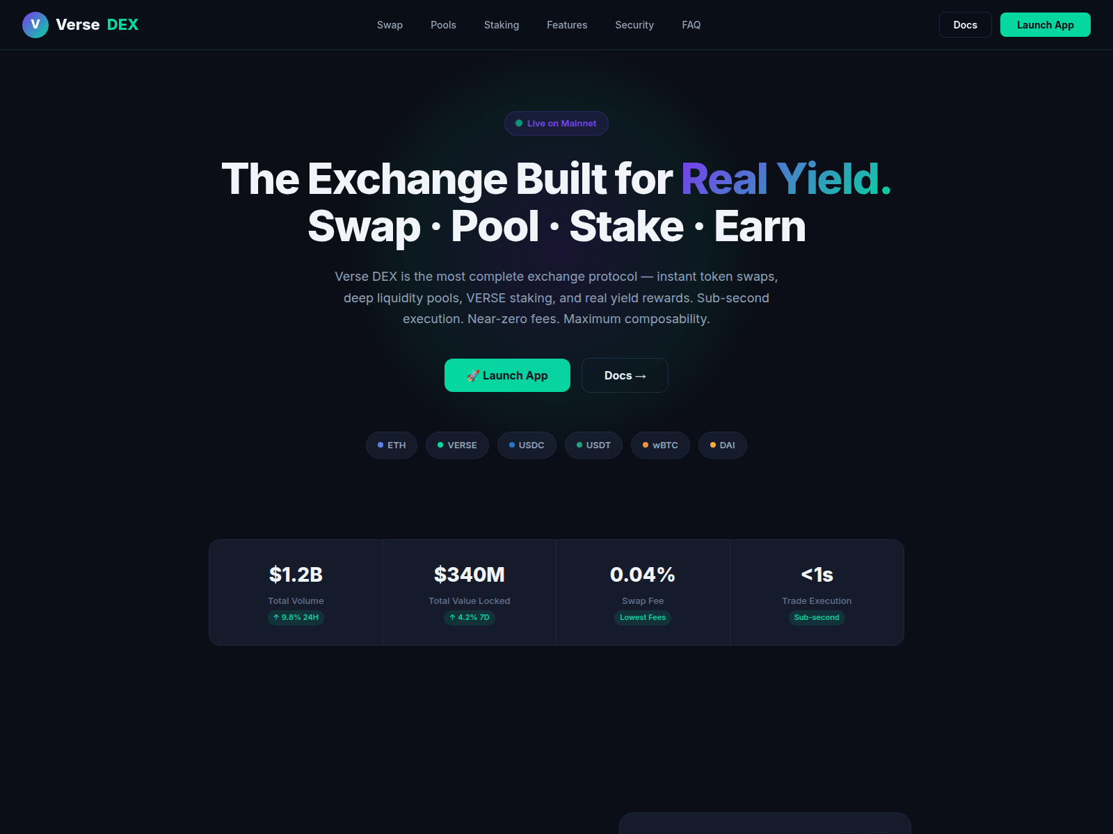 Screenshot of verse-dex.org