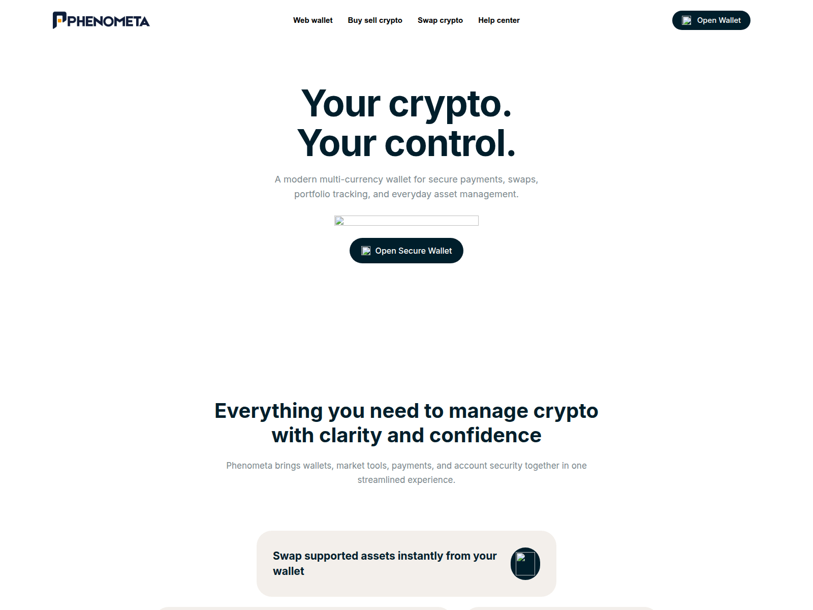 Screenshot of phenometa.net