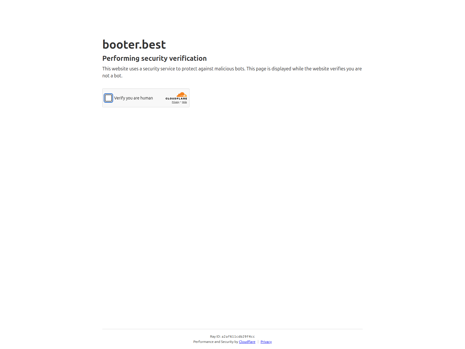 Screenshot of booter.best
