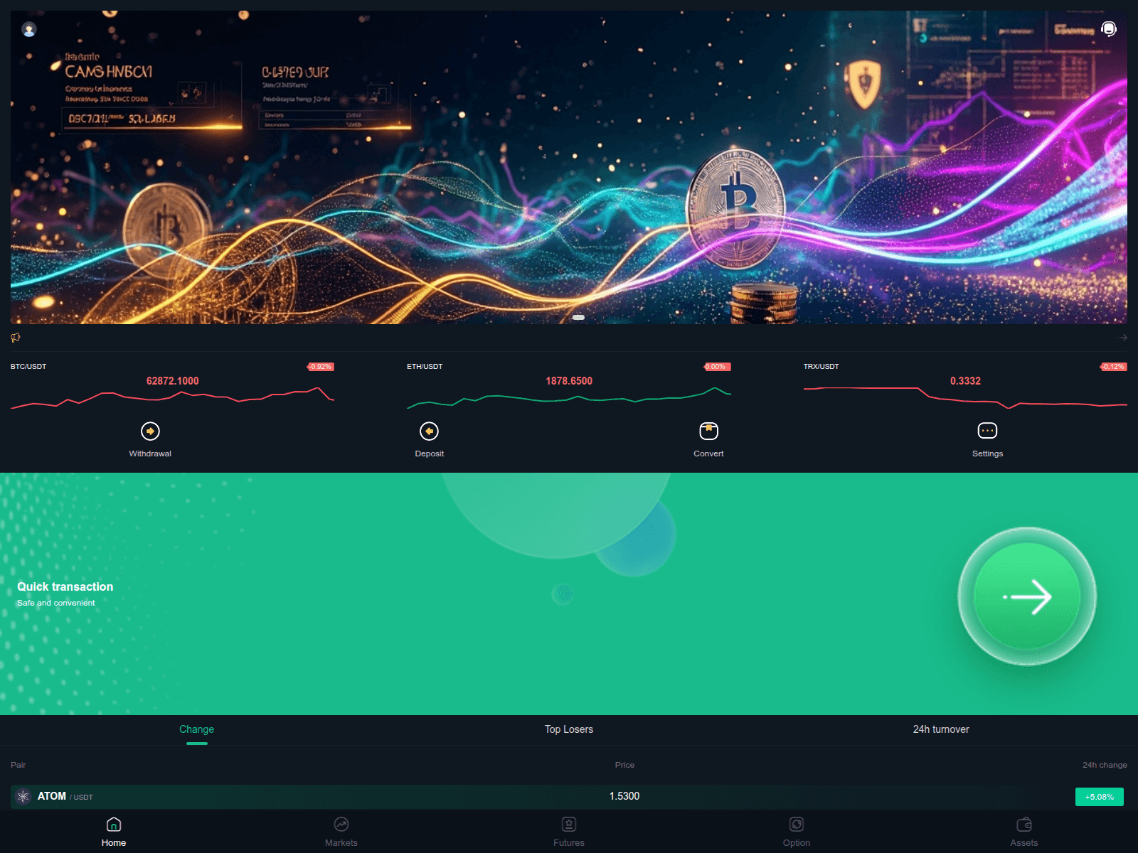 Screenshot of foxbitx.tech
