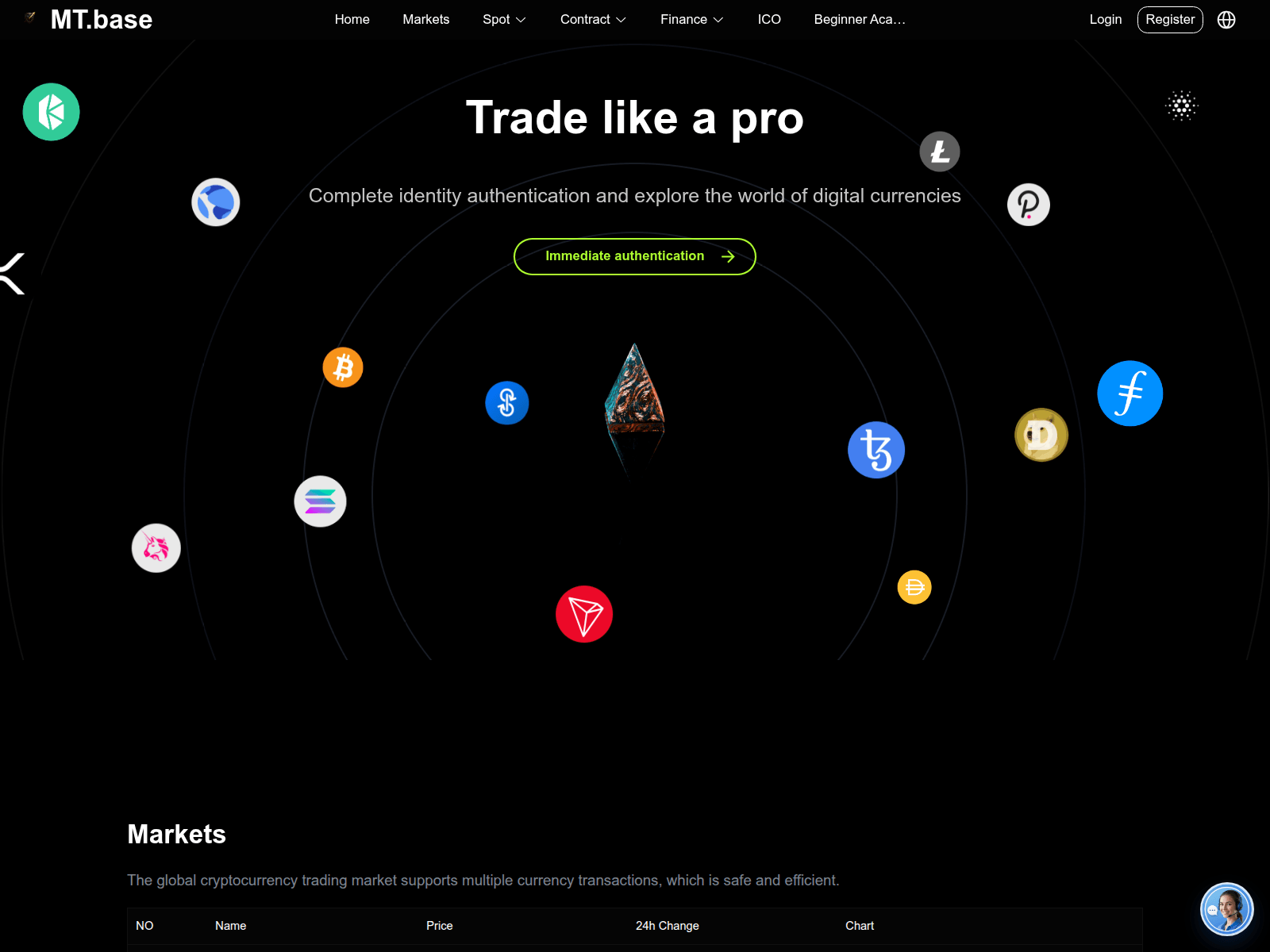Screenshot of mtbase.co