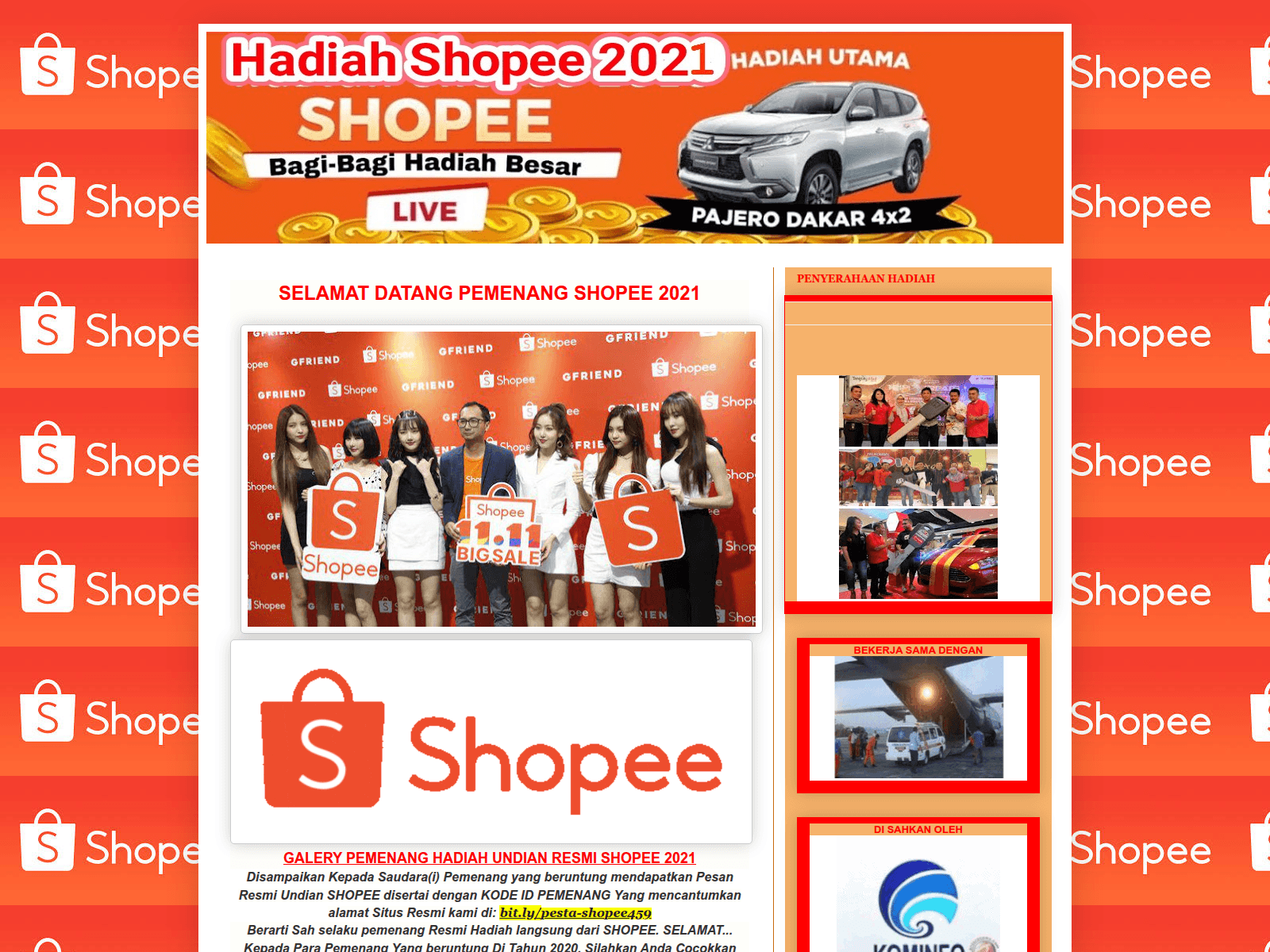 Screenshot of pesta-shopee459.blogspot.com
